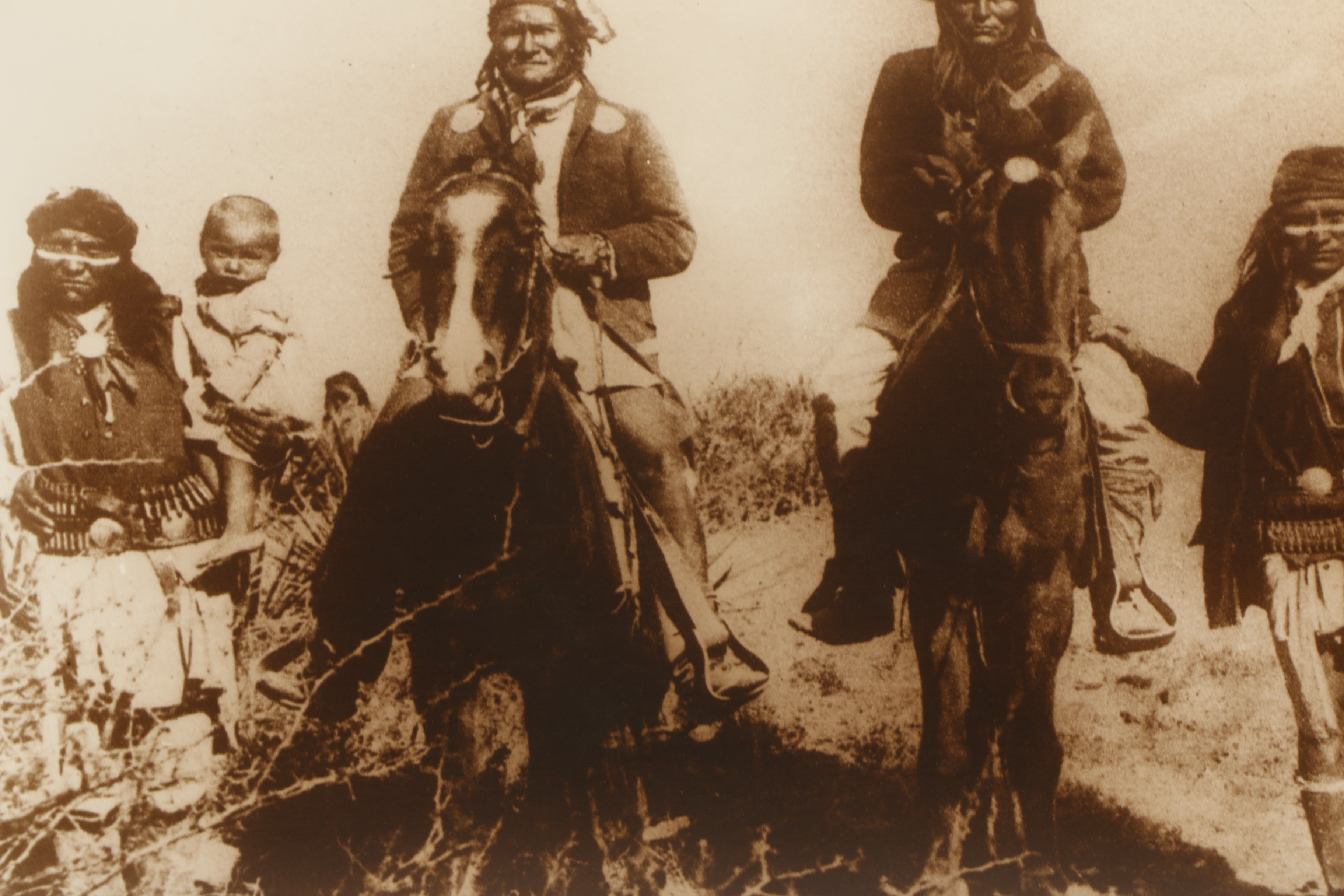 Silver Print Photographs After Halftones of Geronimo