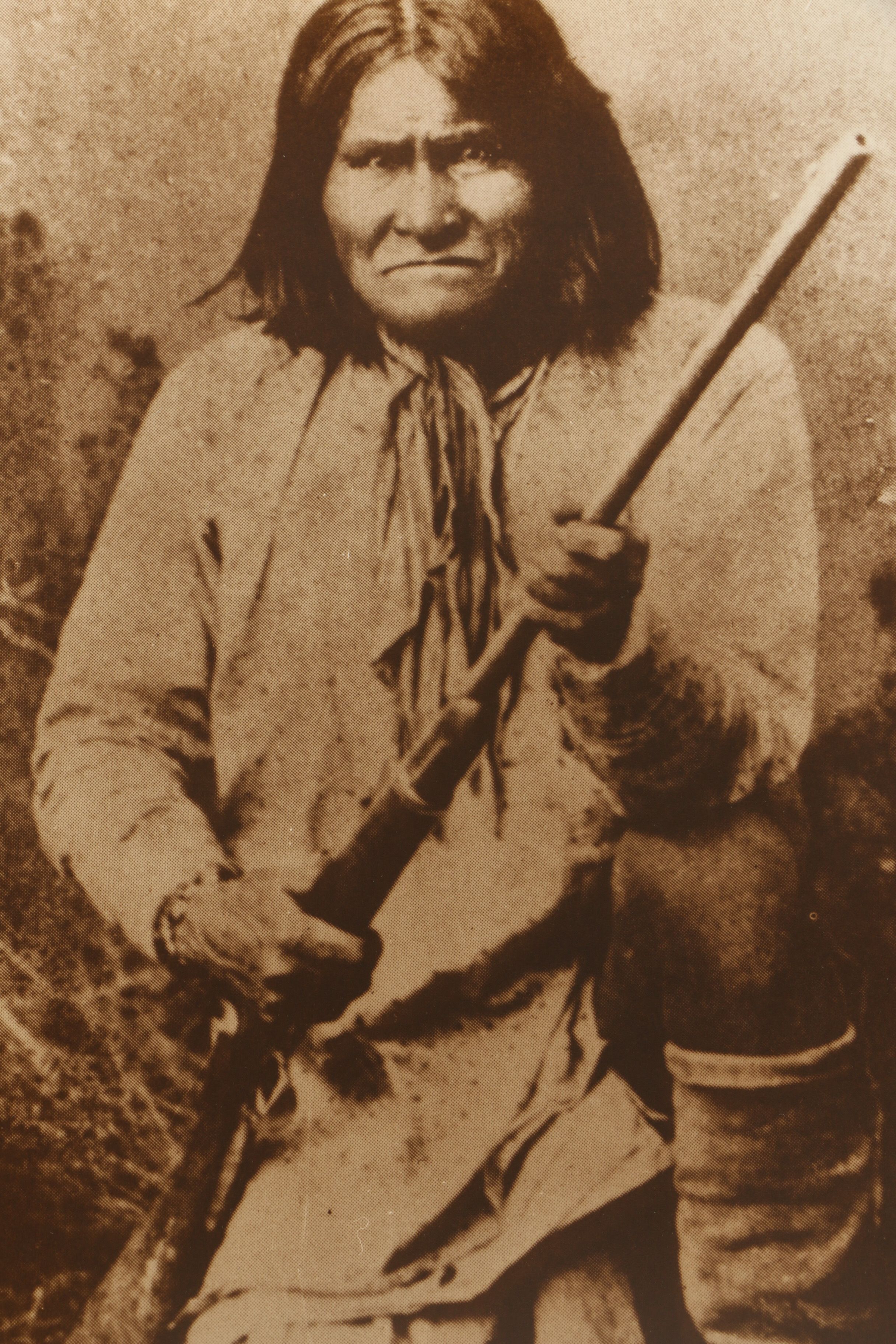 Silver Print Photographs After Halftones of Geronimo