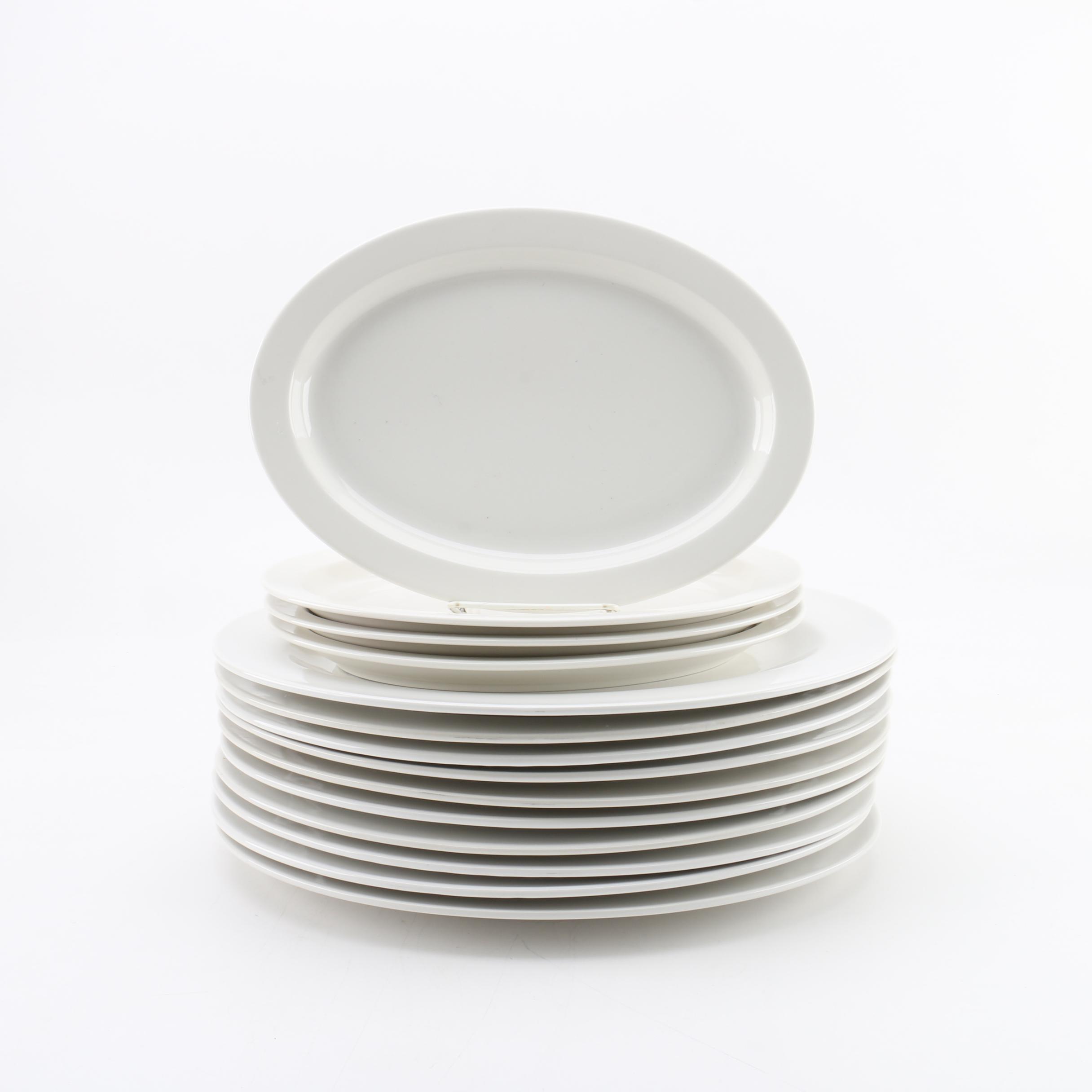 Crown Stoneware and Syracuse Oval Platters