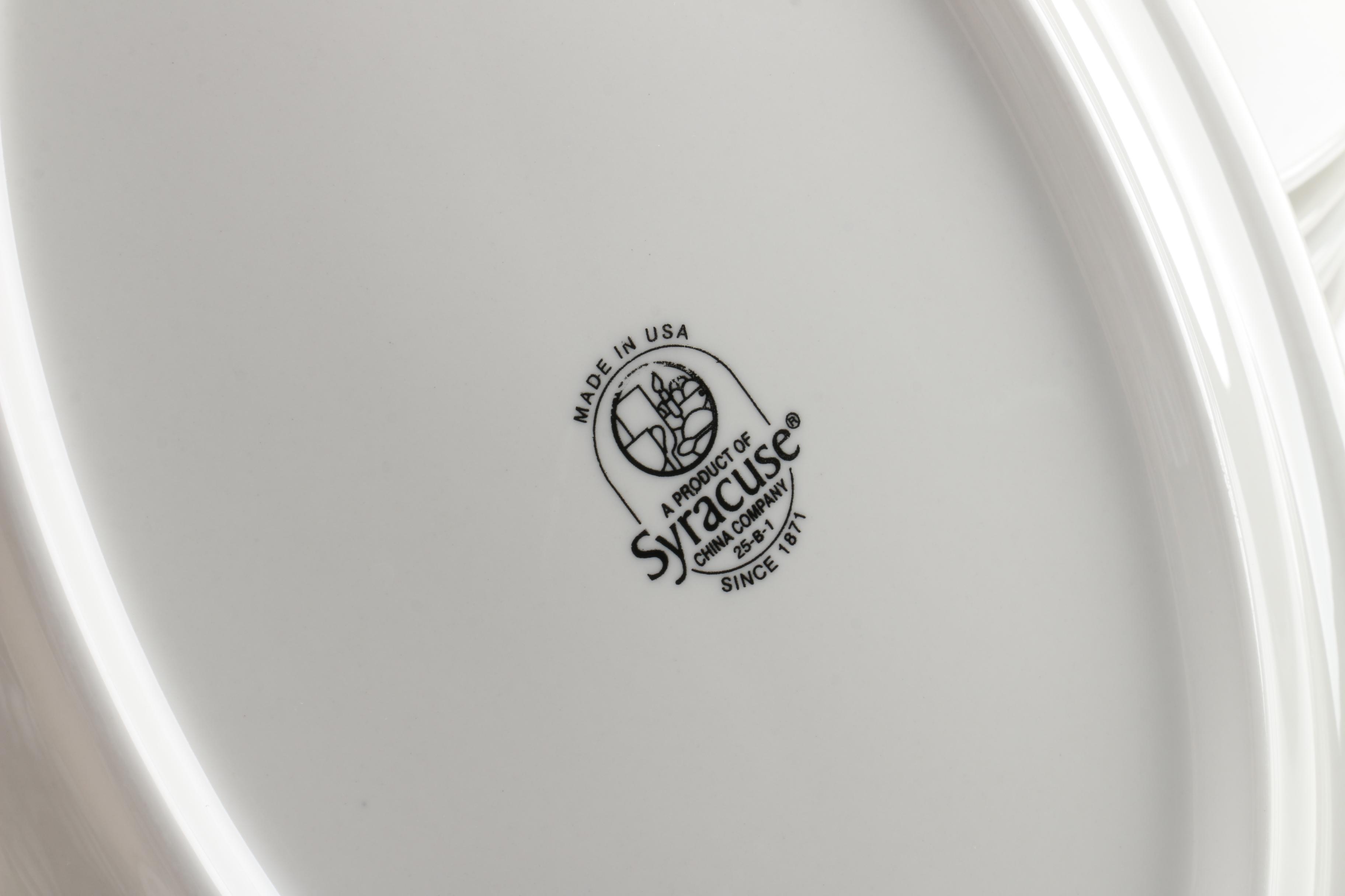 Crown Stoneware and Syracuse Oval Platters