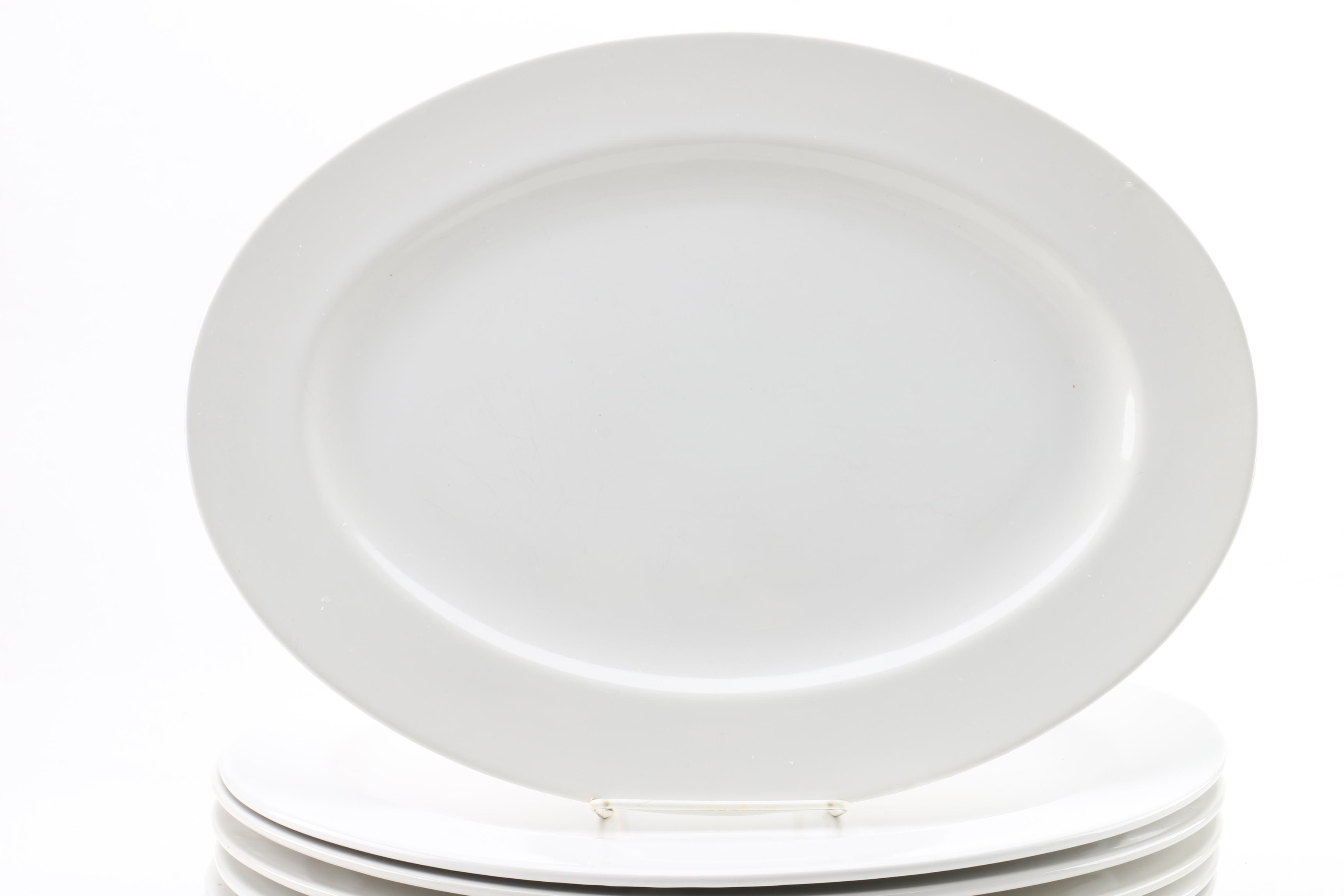 Crown Stoneware and Syracuse Oval Platters