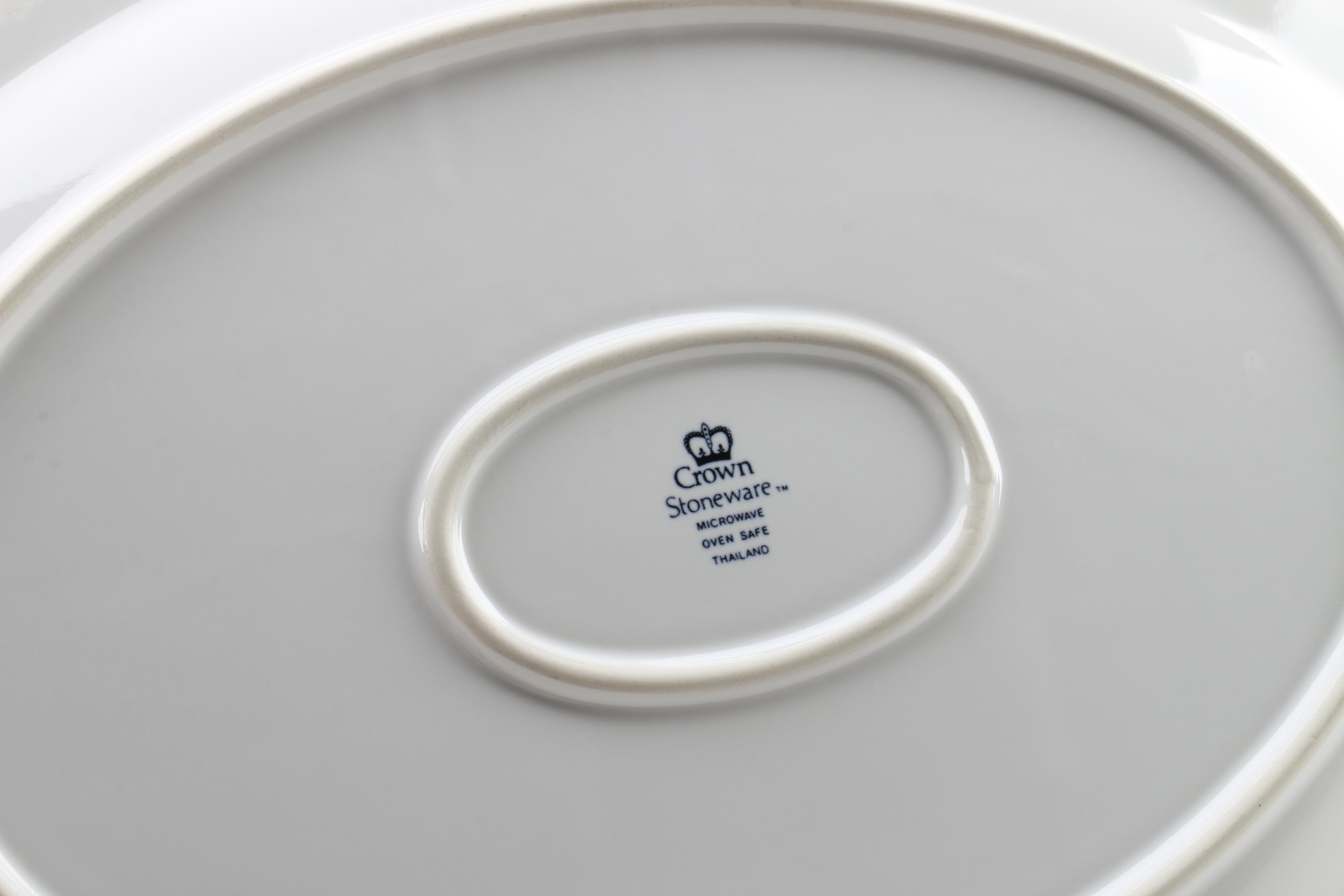 Crown Stoneware and Syracuse Oval Platters