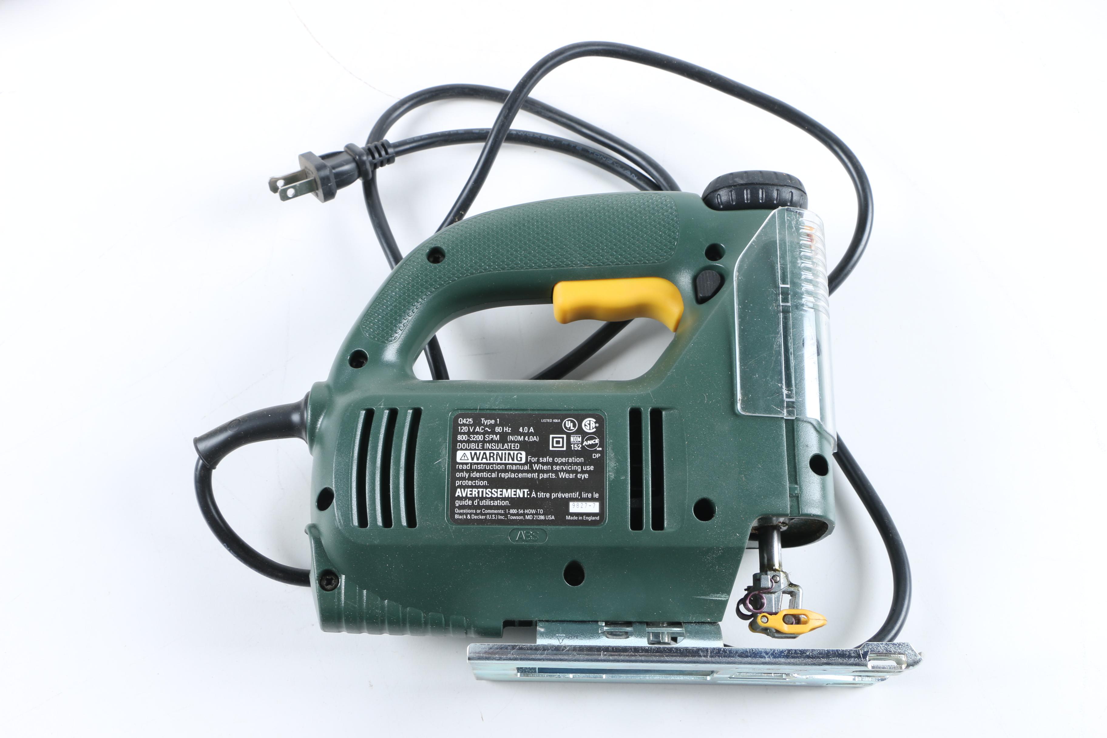 Skil Variable Speed Jigsaw and Black & Decker Quantum Pro Jigsaw With Case