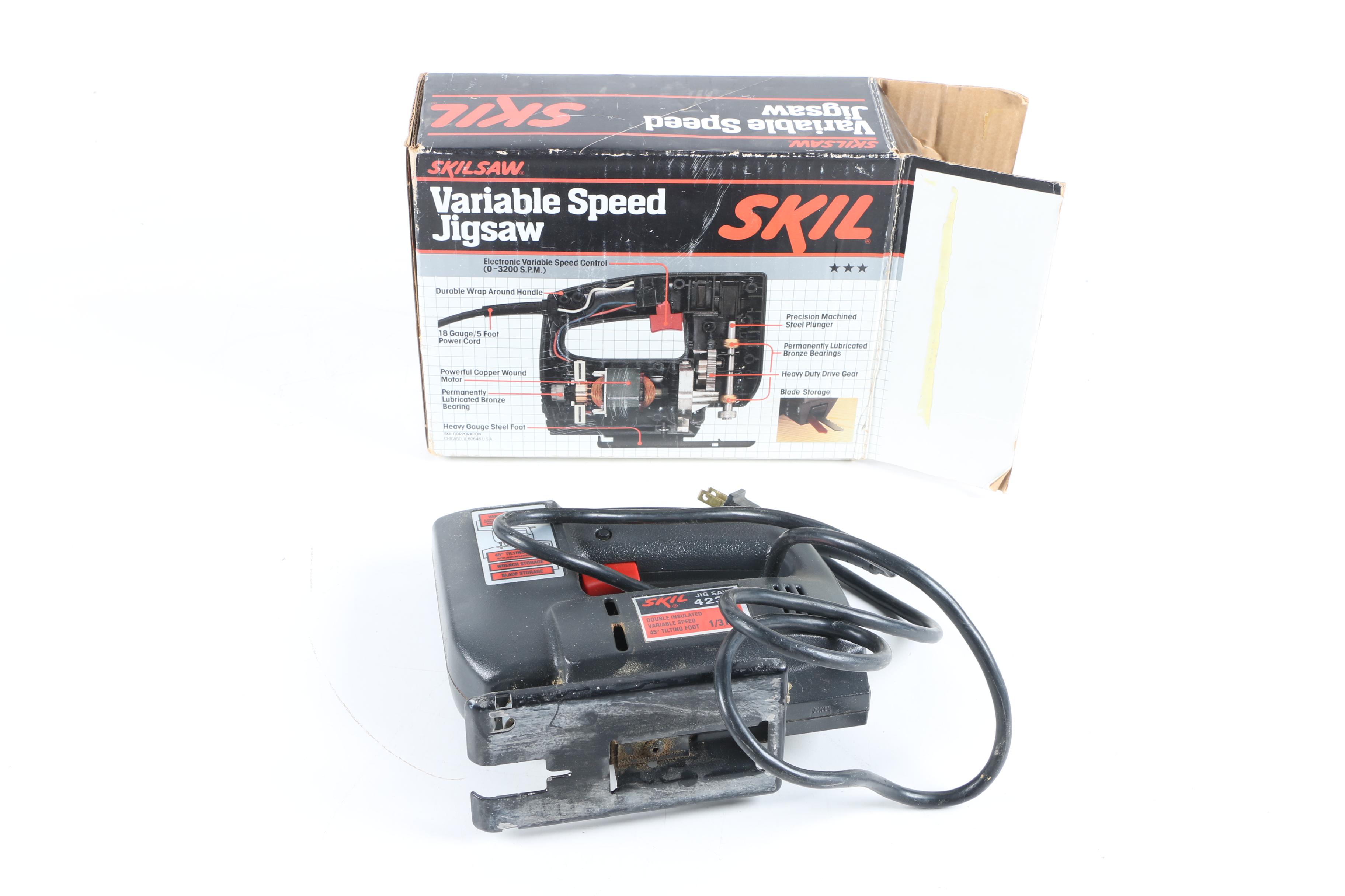 Skil Variable Speed Jigsaw and Black & Decker Quantum Pro Jigsaw With Case