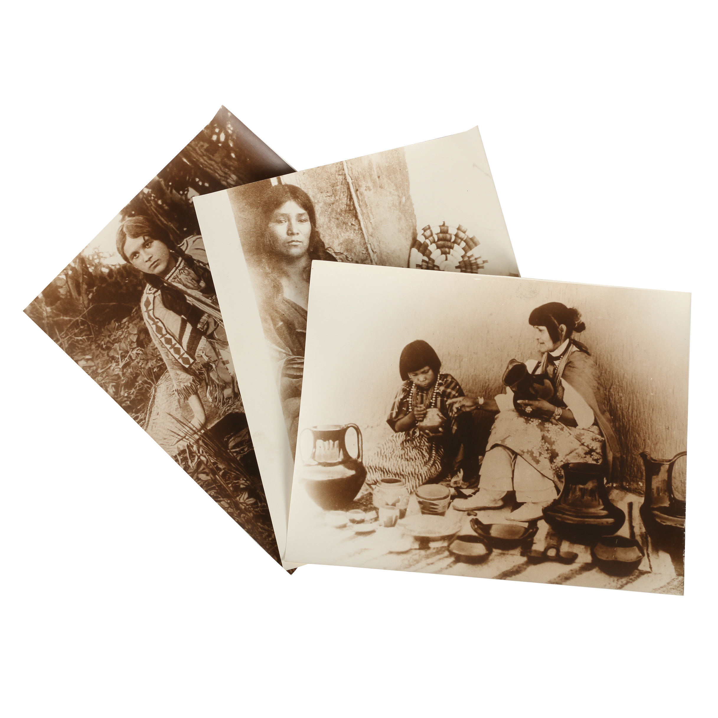 Silver Print Photographs of Native American Women