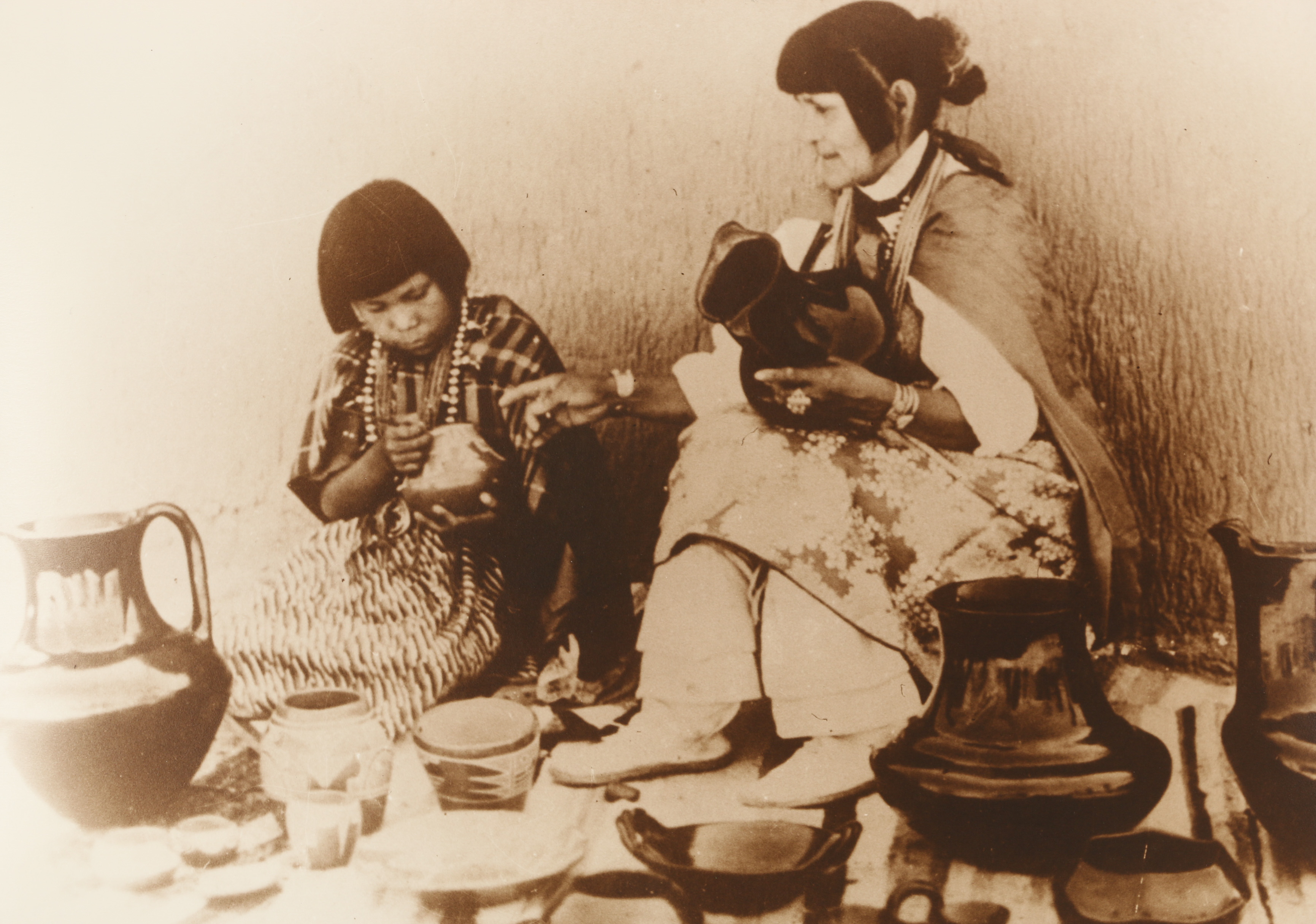 Silver Print Photographs of Native American Women