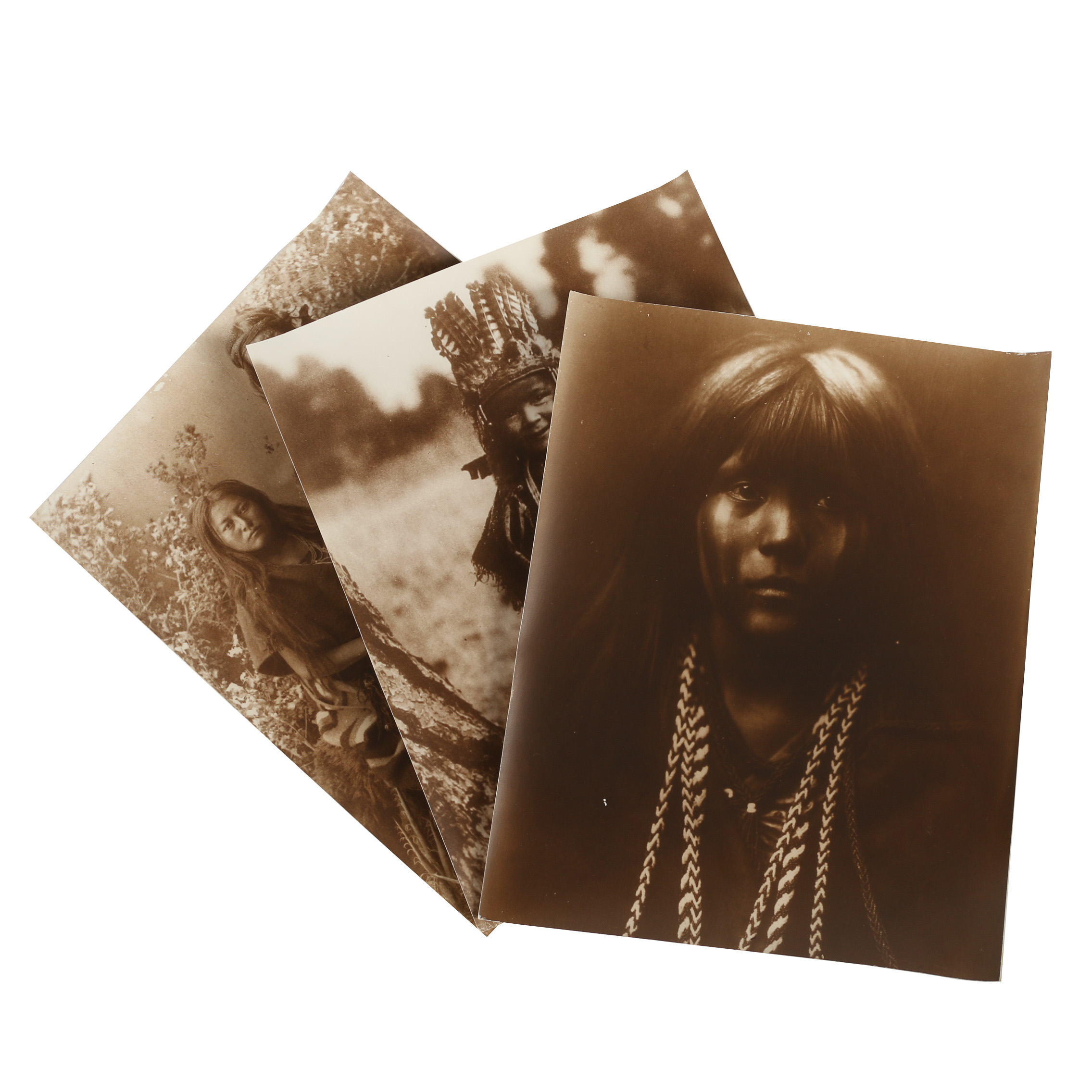 Silver Print Photographs Featuring Edward Curtis