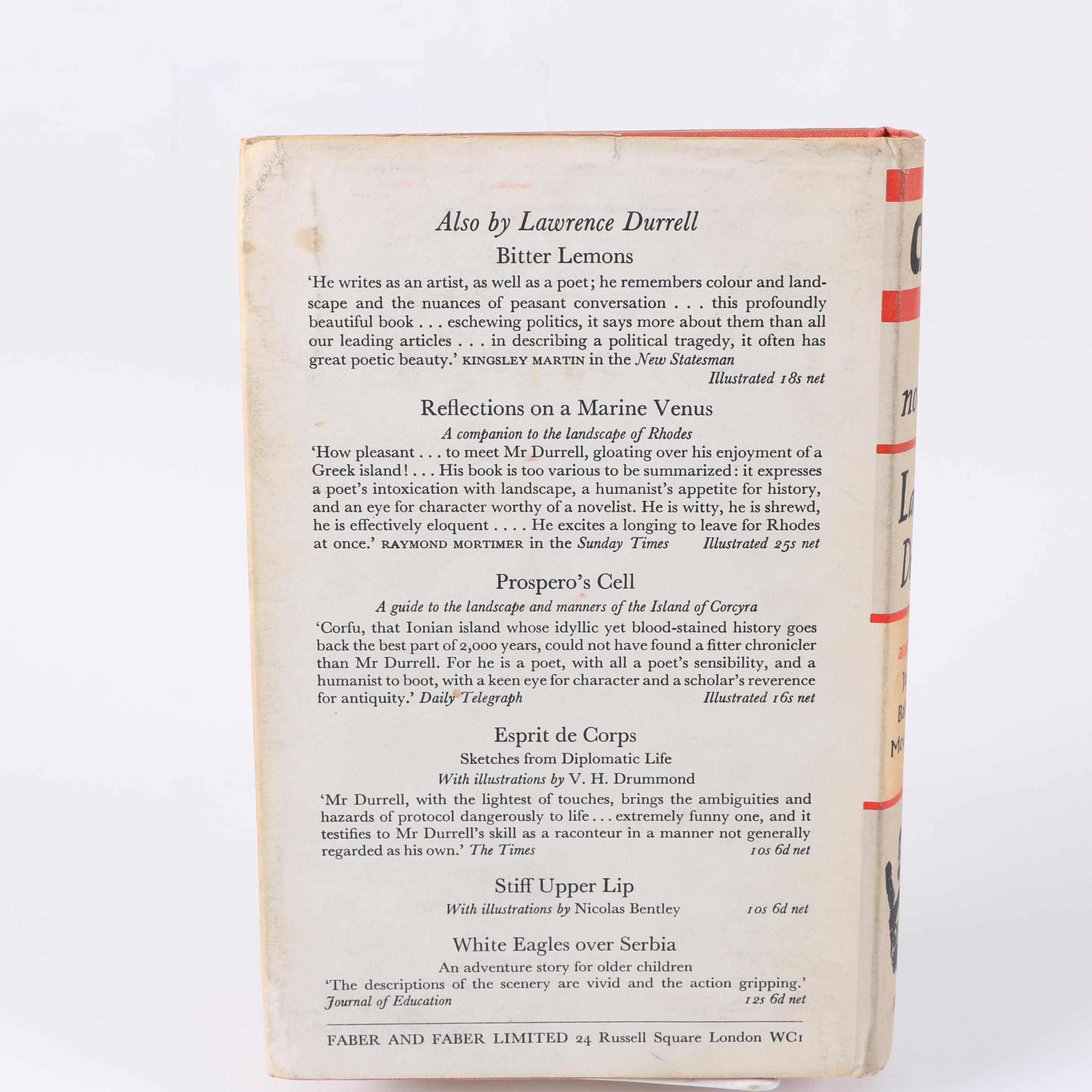 "The Alexandria Quartet" Novels by Lawrence Durrell