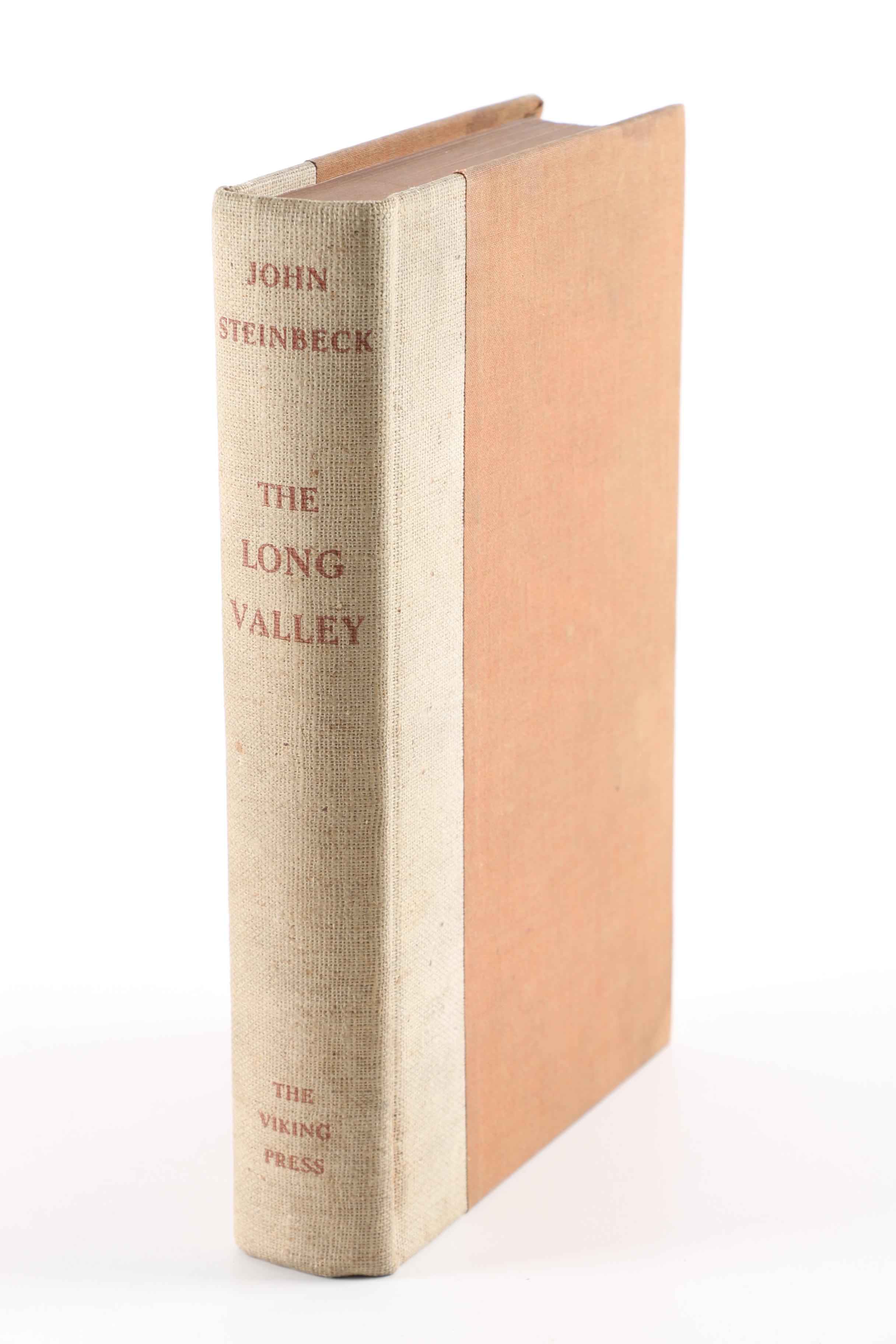 1938 First Edition "The Long Valley" by John Steinbeck