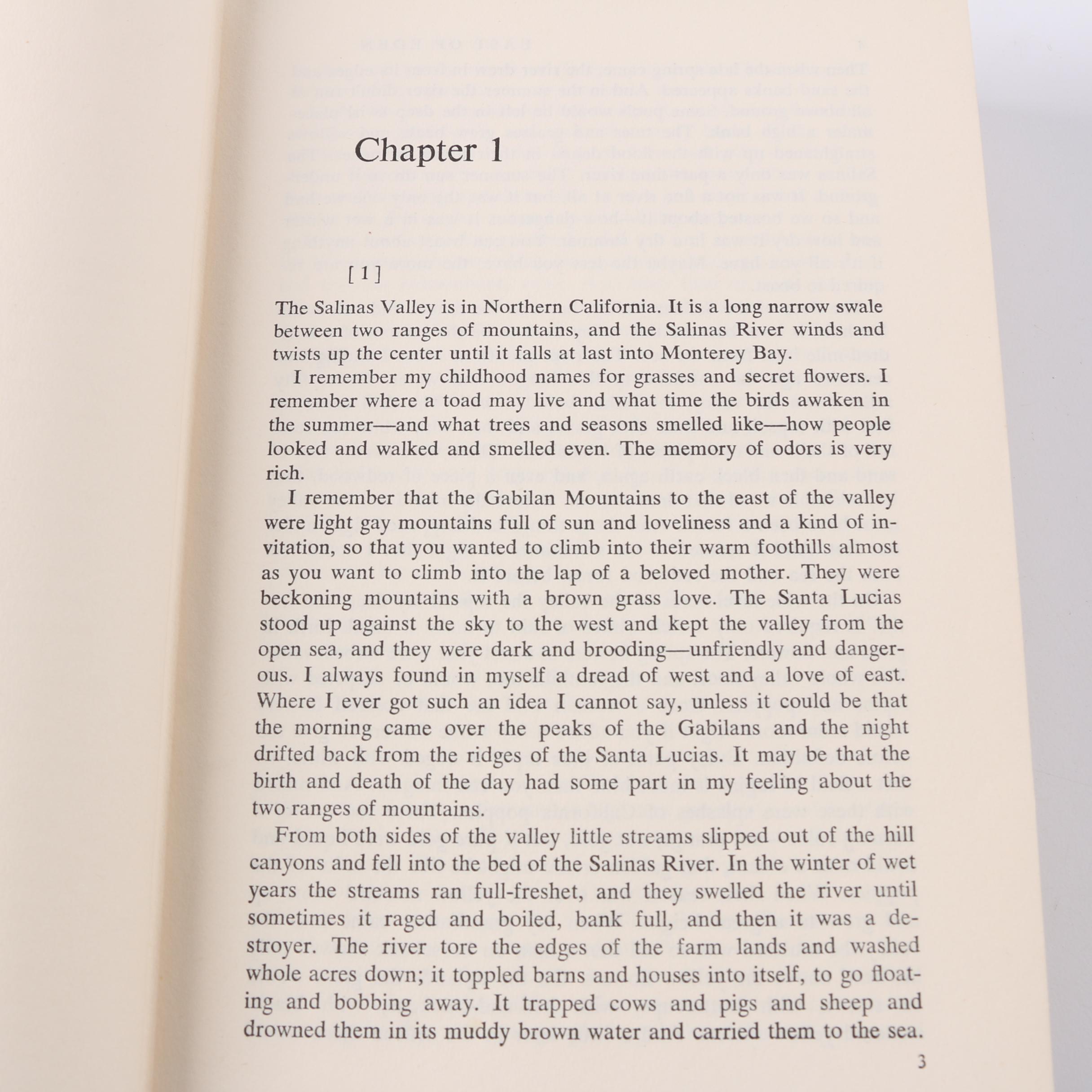 1952 First Trade Edition "East of Eden" by John Steinbeck