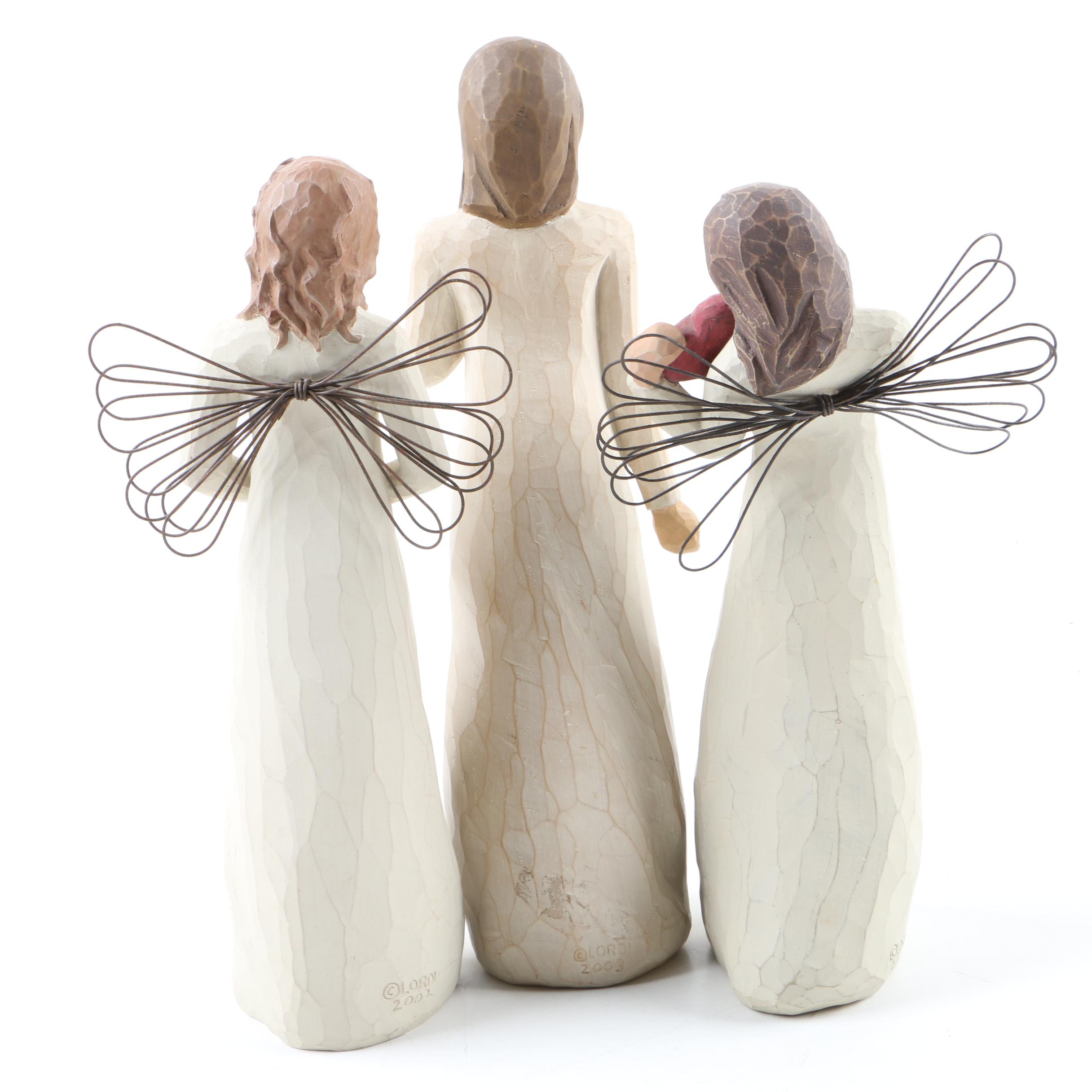 Willow Tree "Angel of Summer" Wooden Angel Figurines