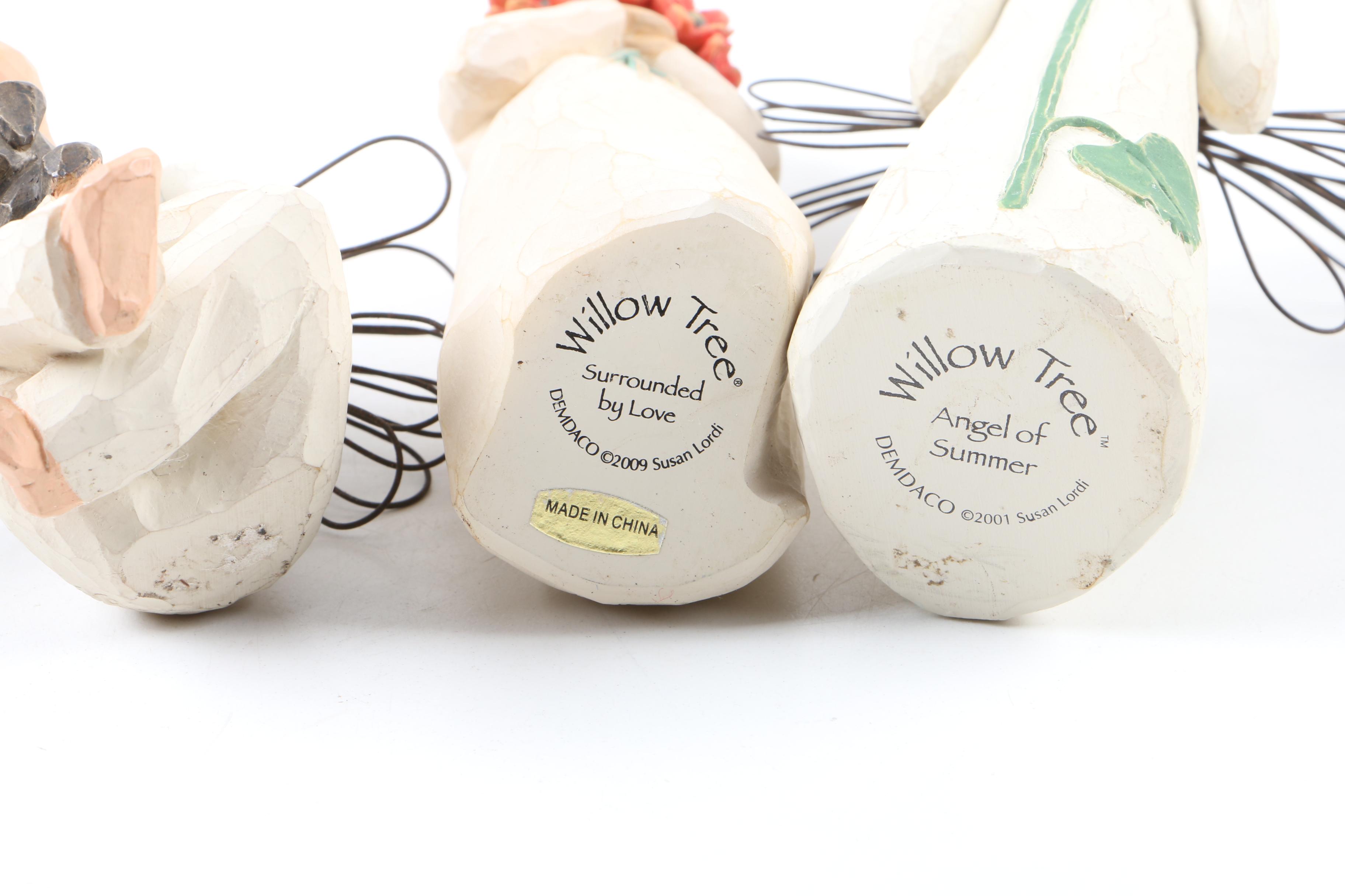 Willow Tree "Angel of Summer" Wooden Angel Figurines