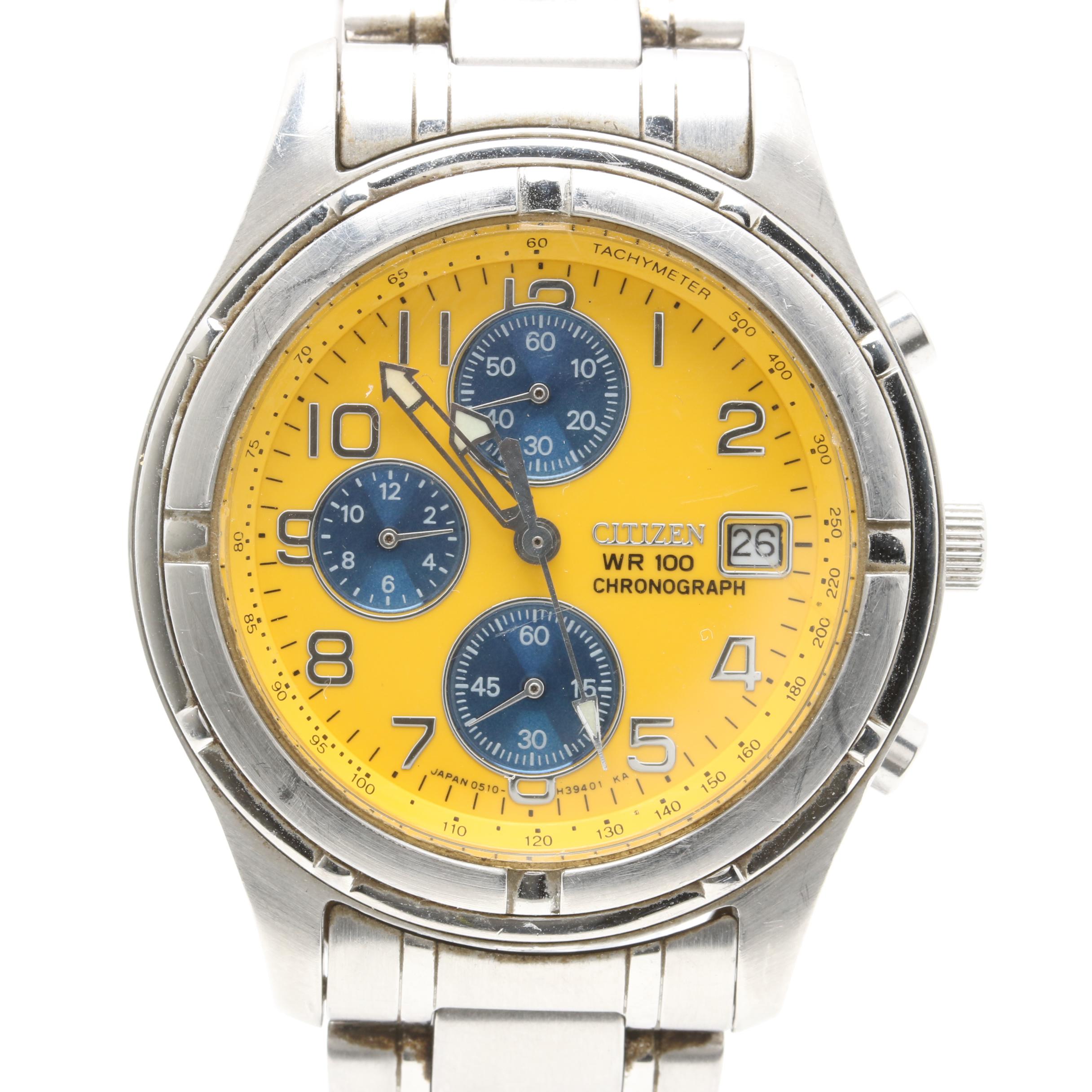 Citizen Watch Co Chronograph Stainless Steel Watch