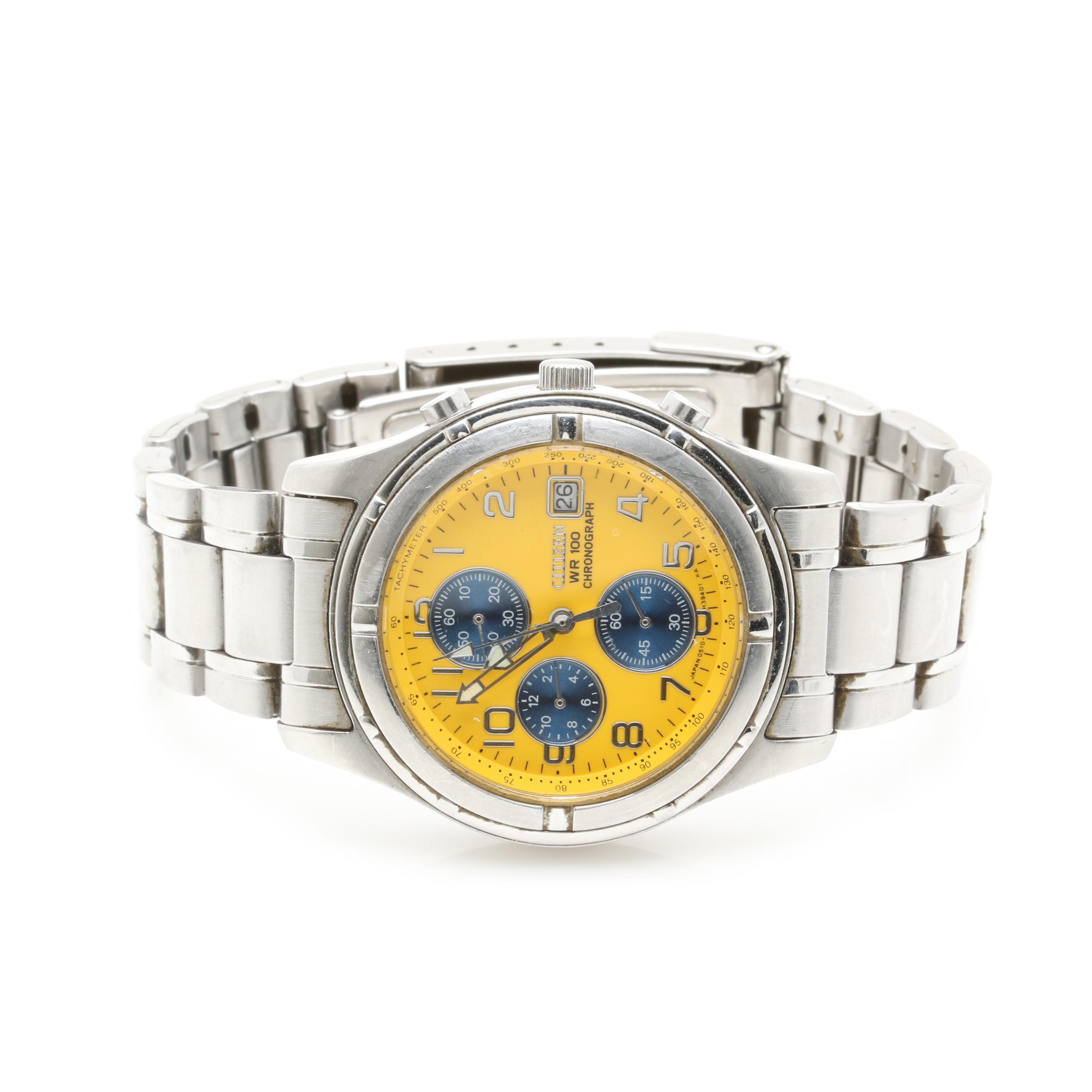 Citizen Watch Co Chronograph Stainless Steel Watch