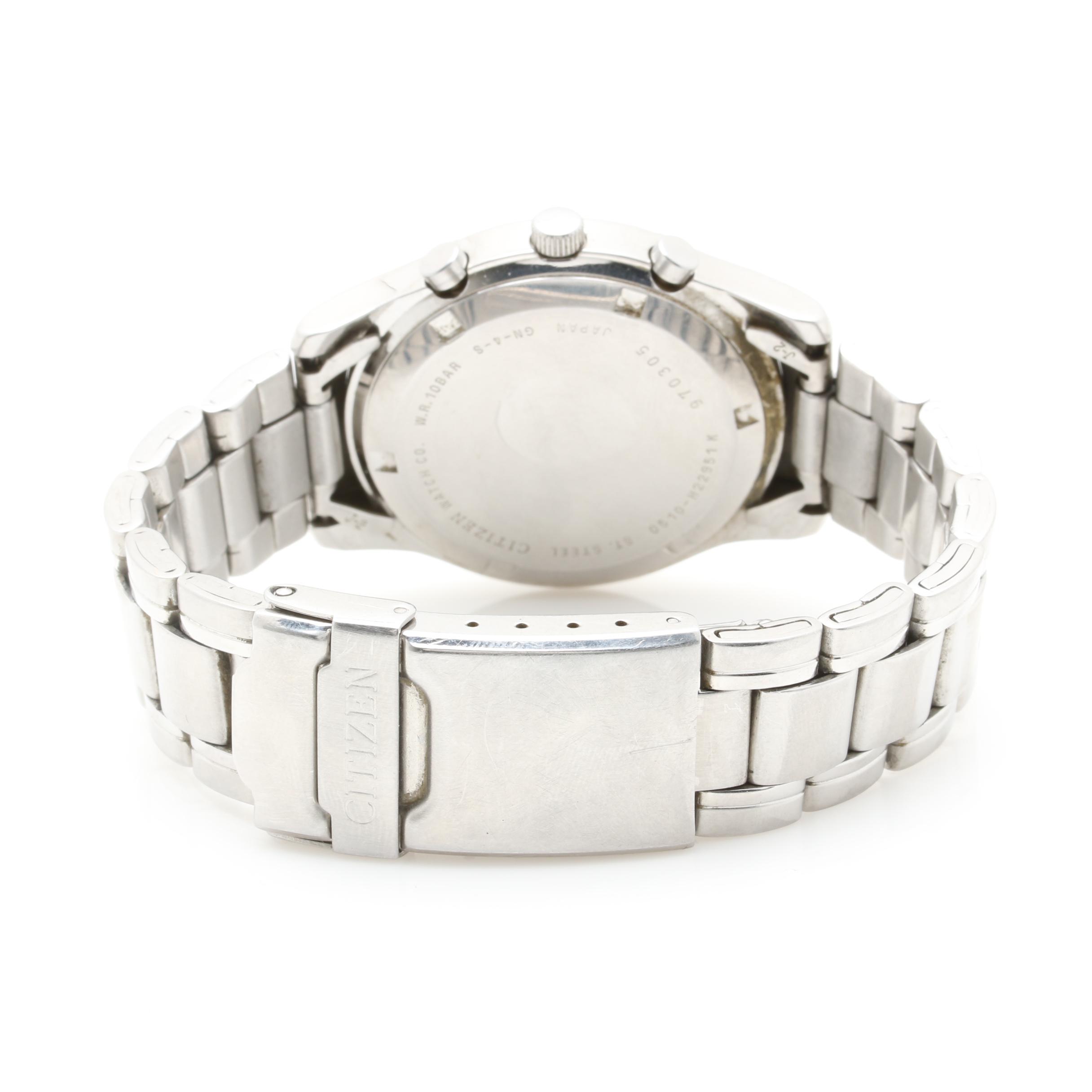 Citizen Watch Co Chronograph Stainless Steel Watch