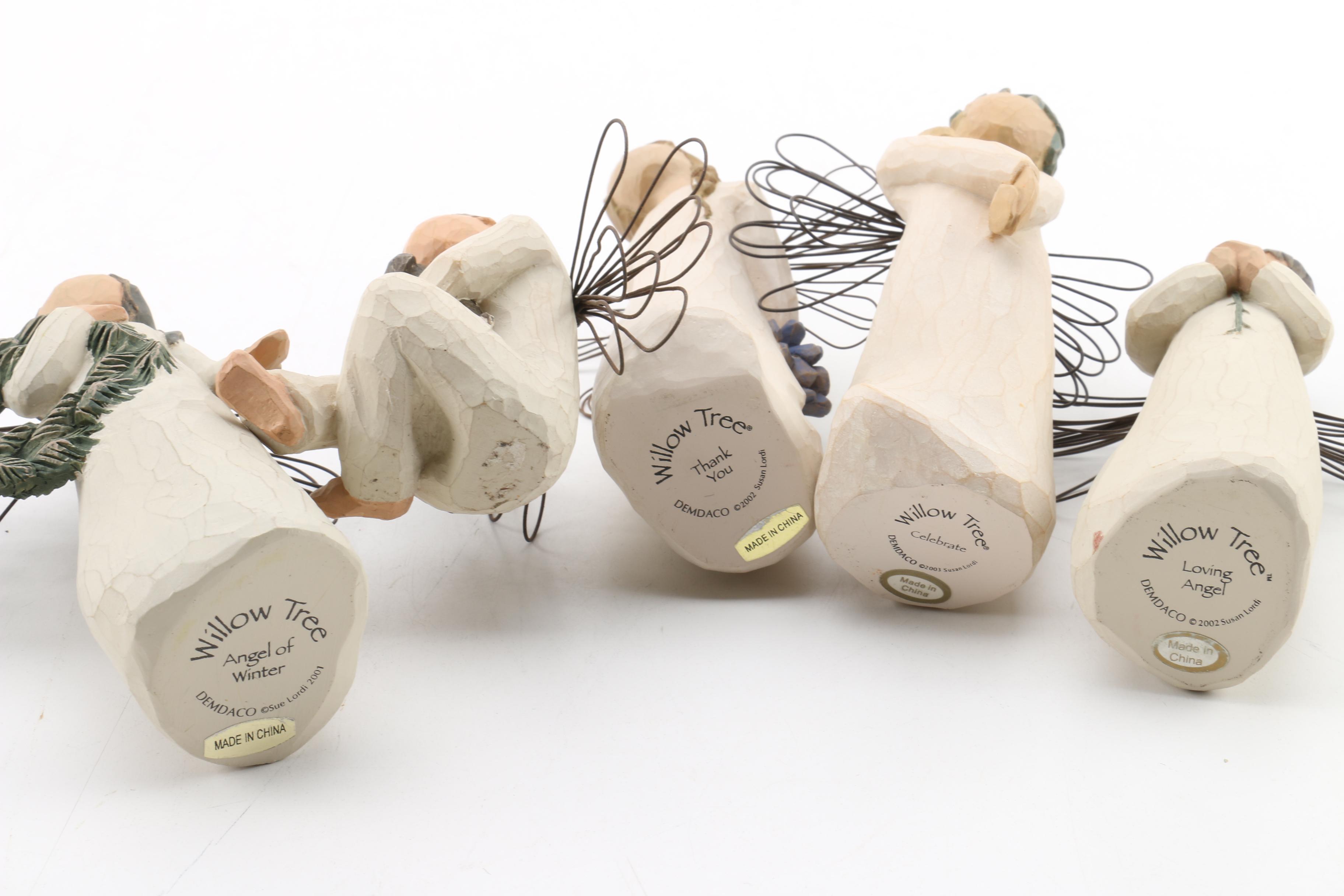 Willow Tree "Angel of Summer" Wooden Angel Figurines