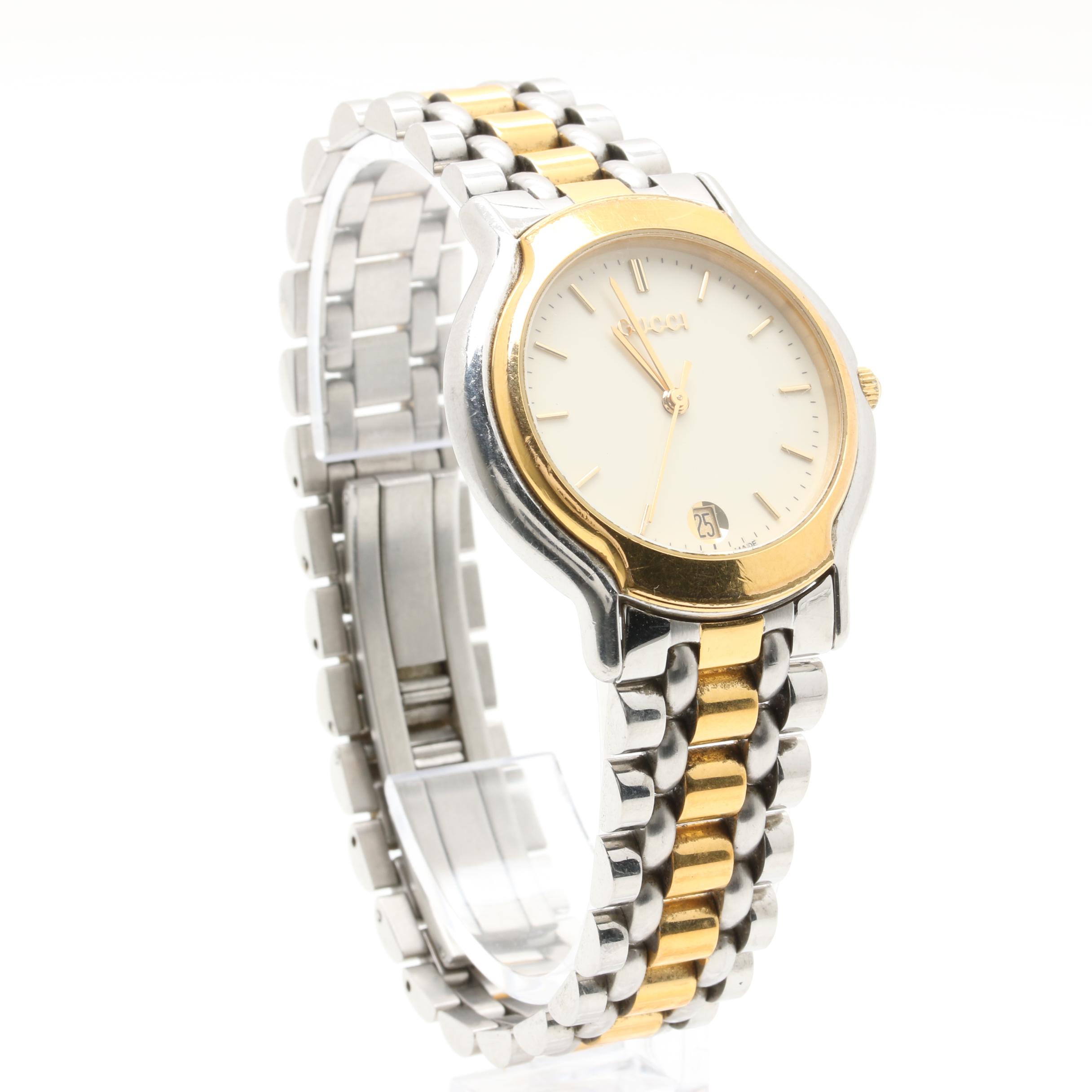 Gucci 8000M Two Tone Stainless Steel Analog Watch