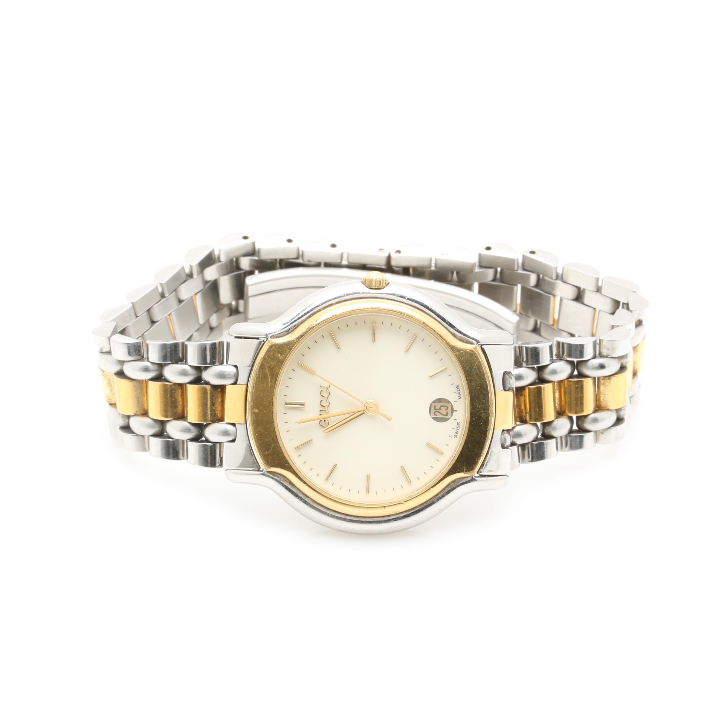 Gucci 8000M Two Tone Stainless Steel Analog Watch