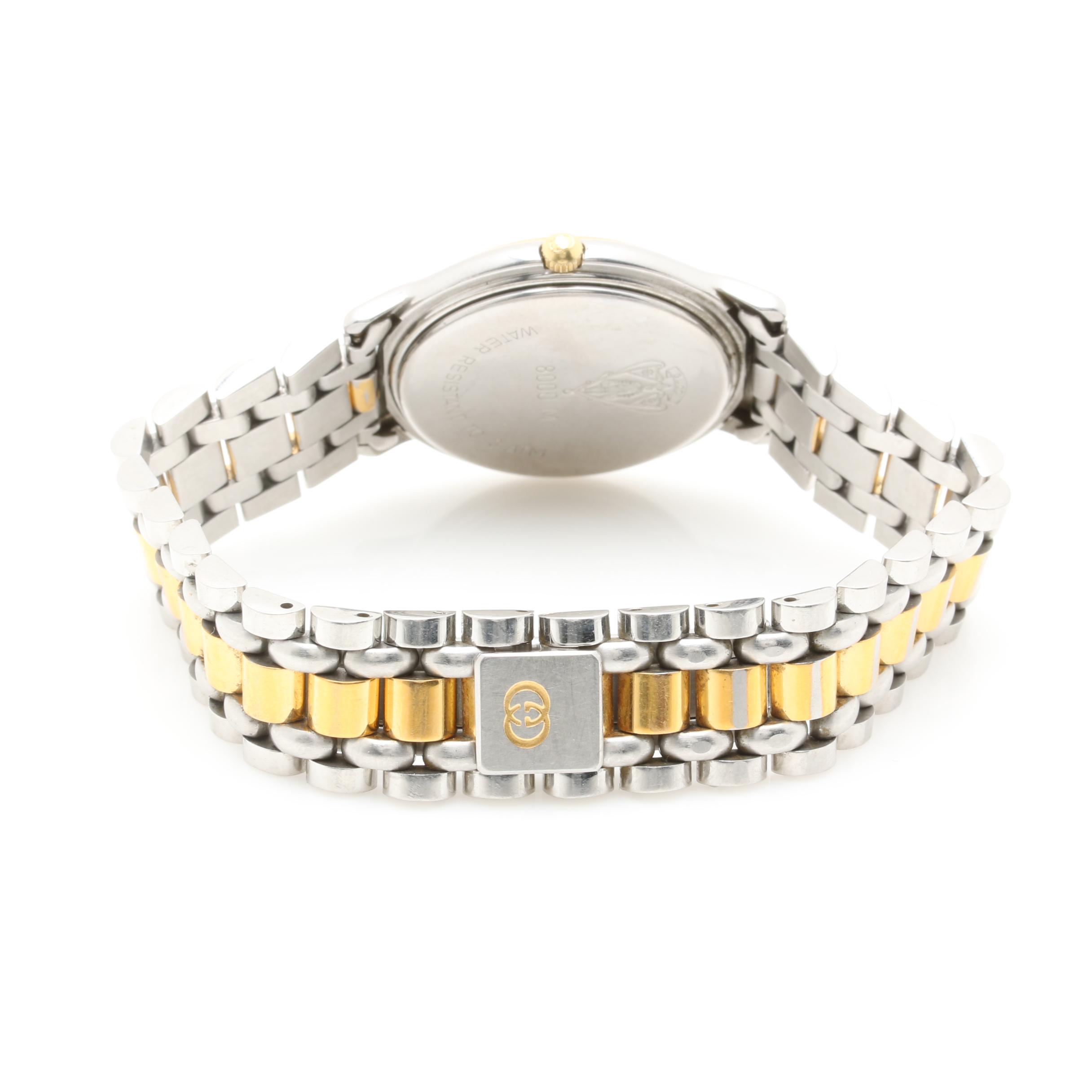 Gucci 8000M Two Tone Stainless Steel Analog Watch