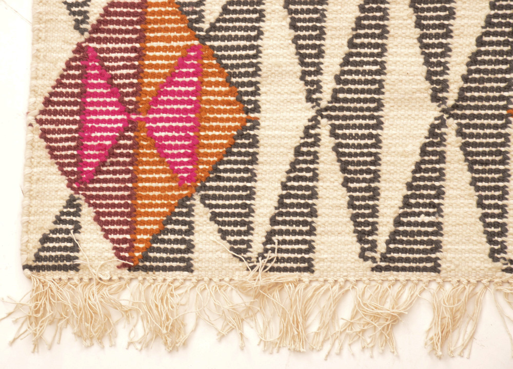 Hand-Woven Wool and Cotton Area Rug from Design Within Reach