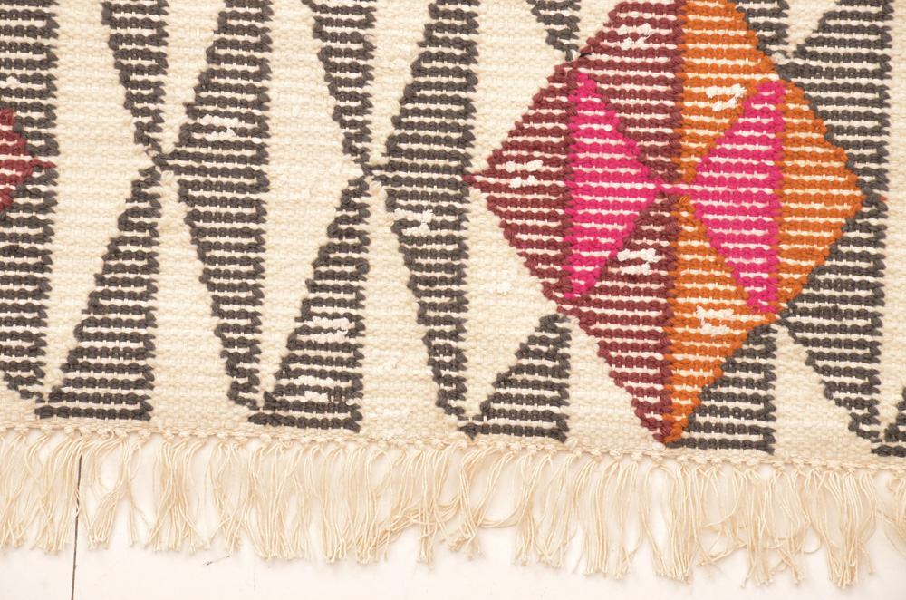 Hand-Woven Wool and Cotton Area Rug from Design Within Reach