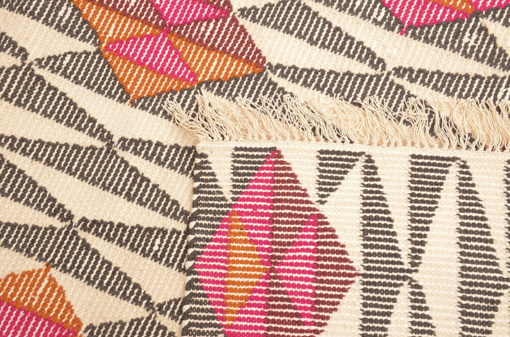 Hand-Woven Wool and Cotton Area Rug from Design Within Reach