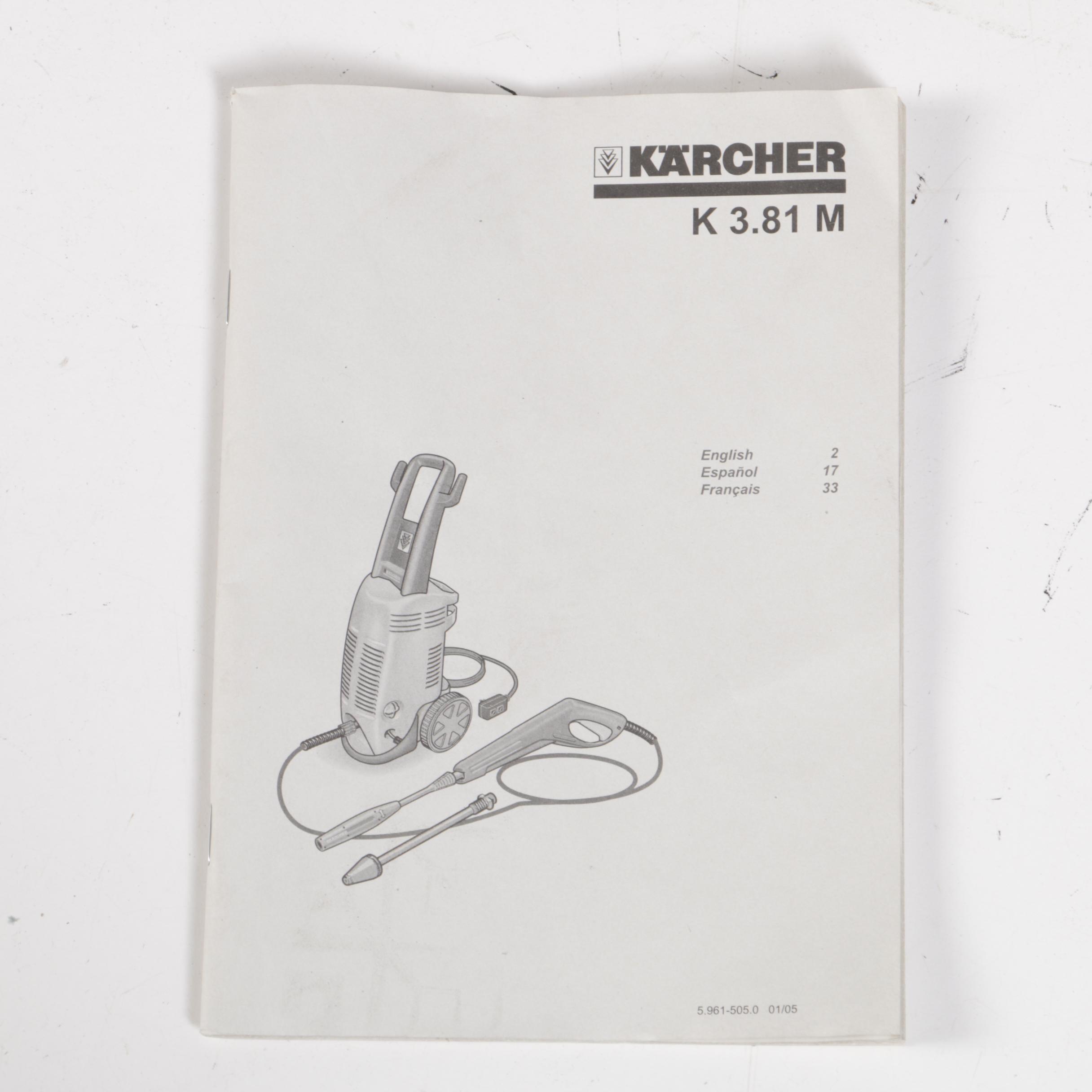 Kärcher 1650 PSI Electric Pressure Washer