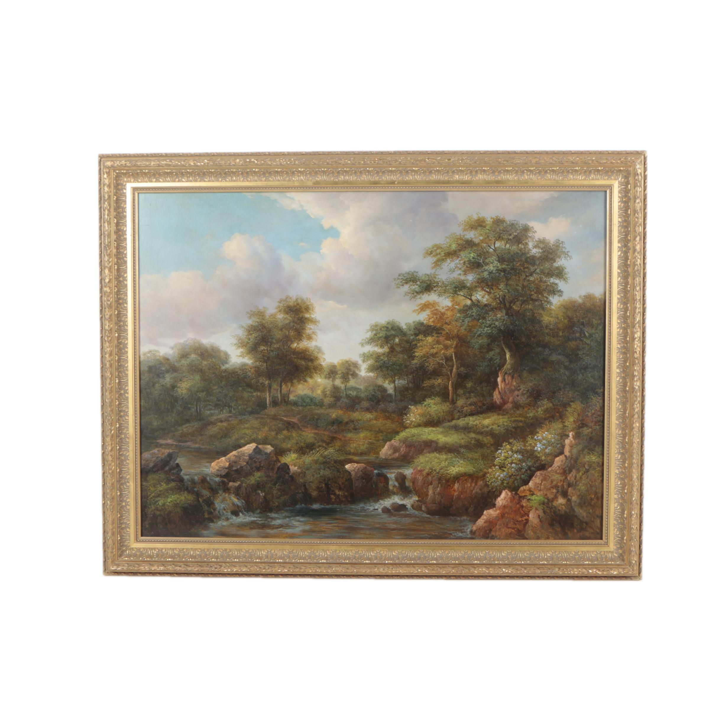 Humphrey Oil Painting of a Vast Landscape