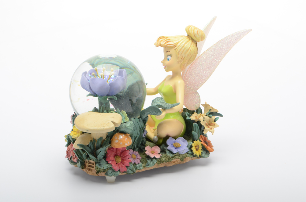 Walt Disney Tinkerbell Musical Snow Globes