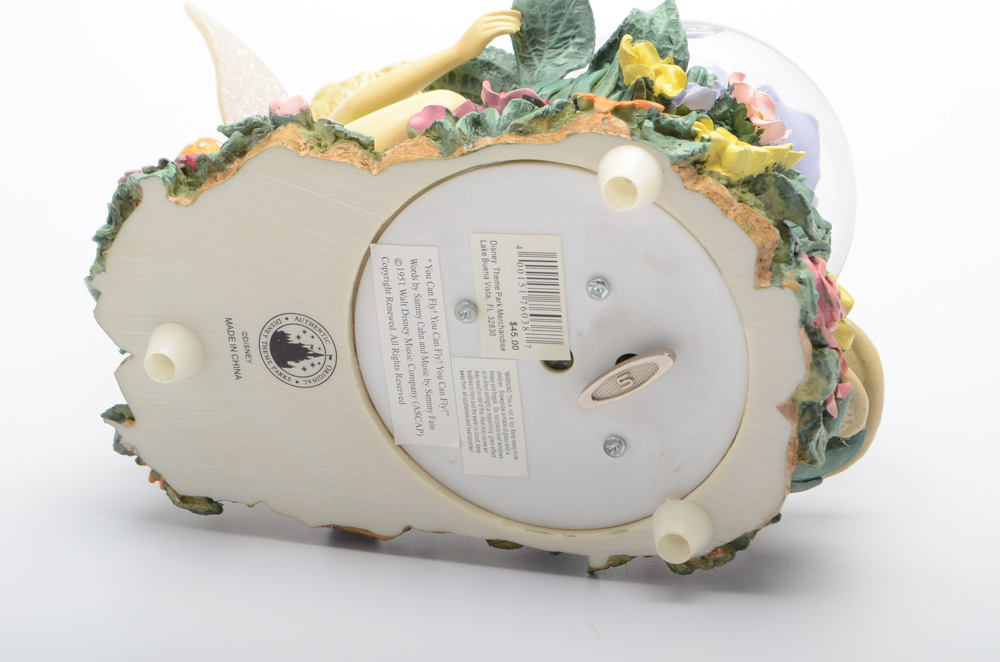 Walt Disney Tinkerbell Musical Snow Globes