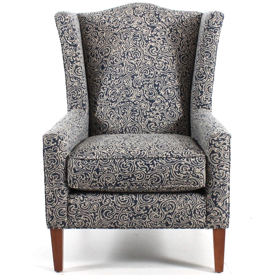 Contemporary Wing Back Chair by Craftmaster for Hickorycraft