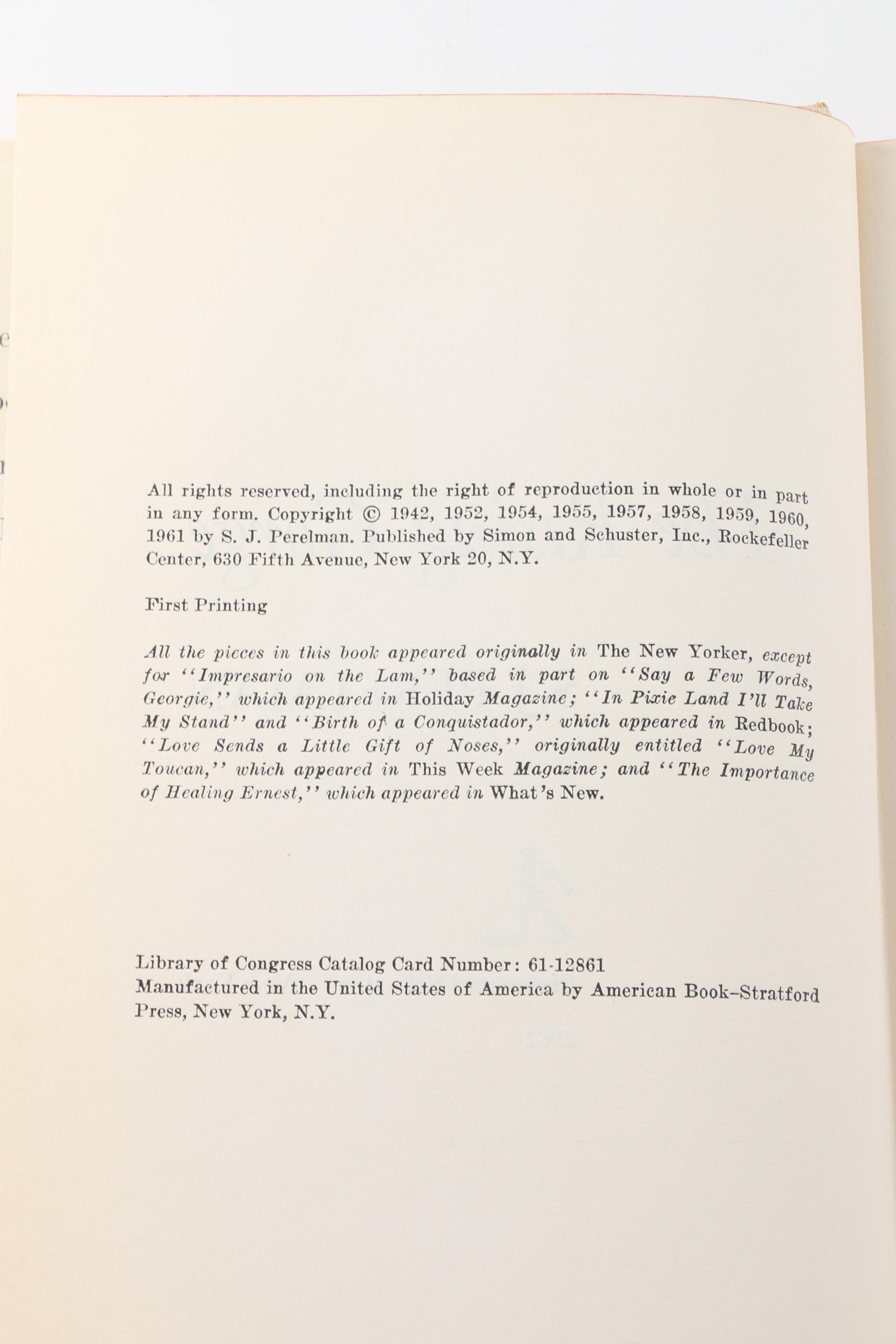 S. J. Perelman Books