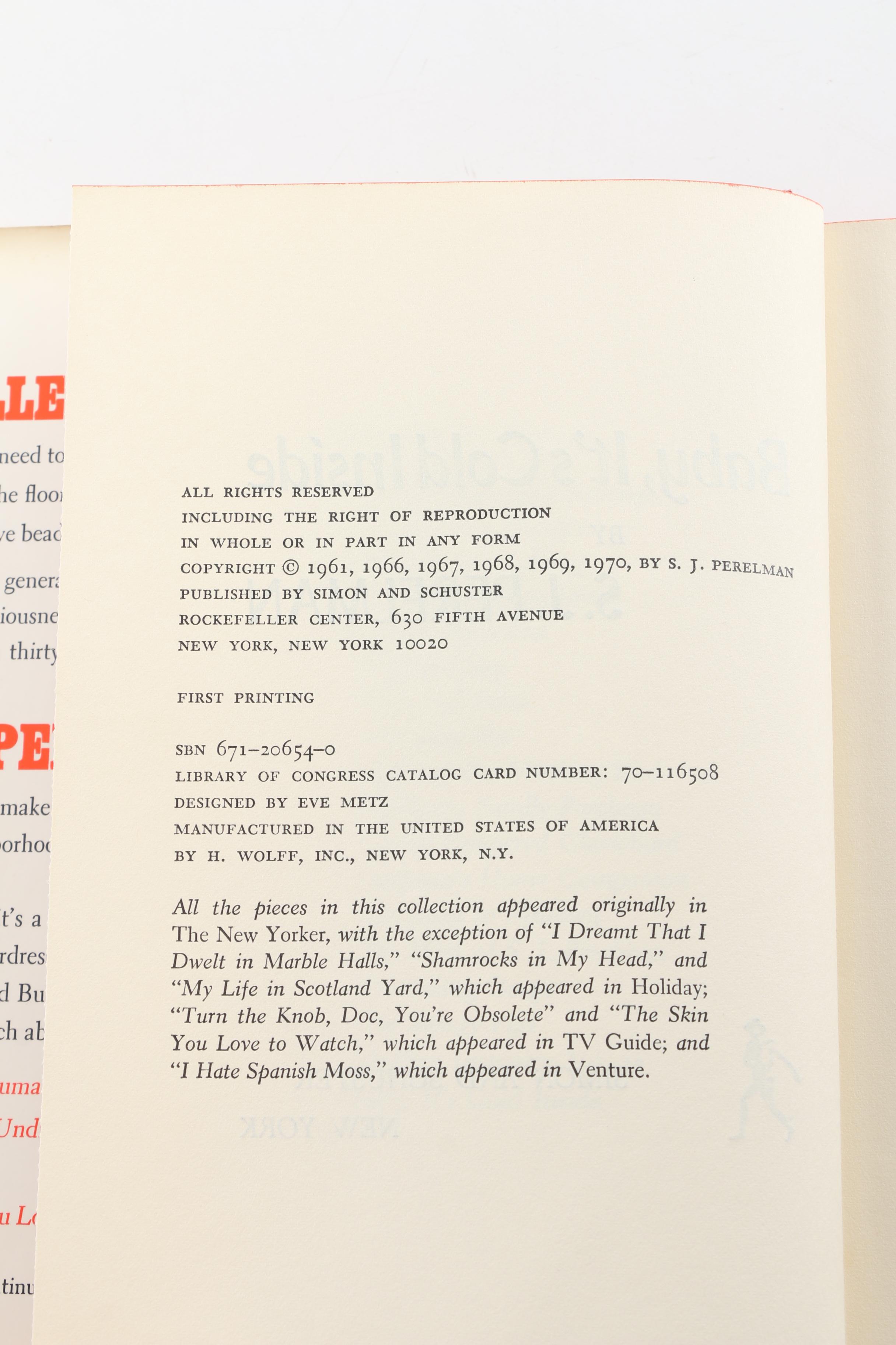 S. J. Perelman Books