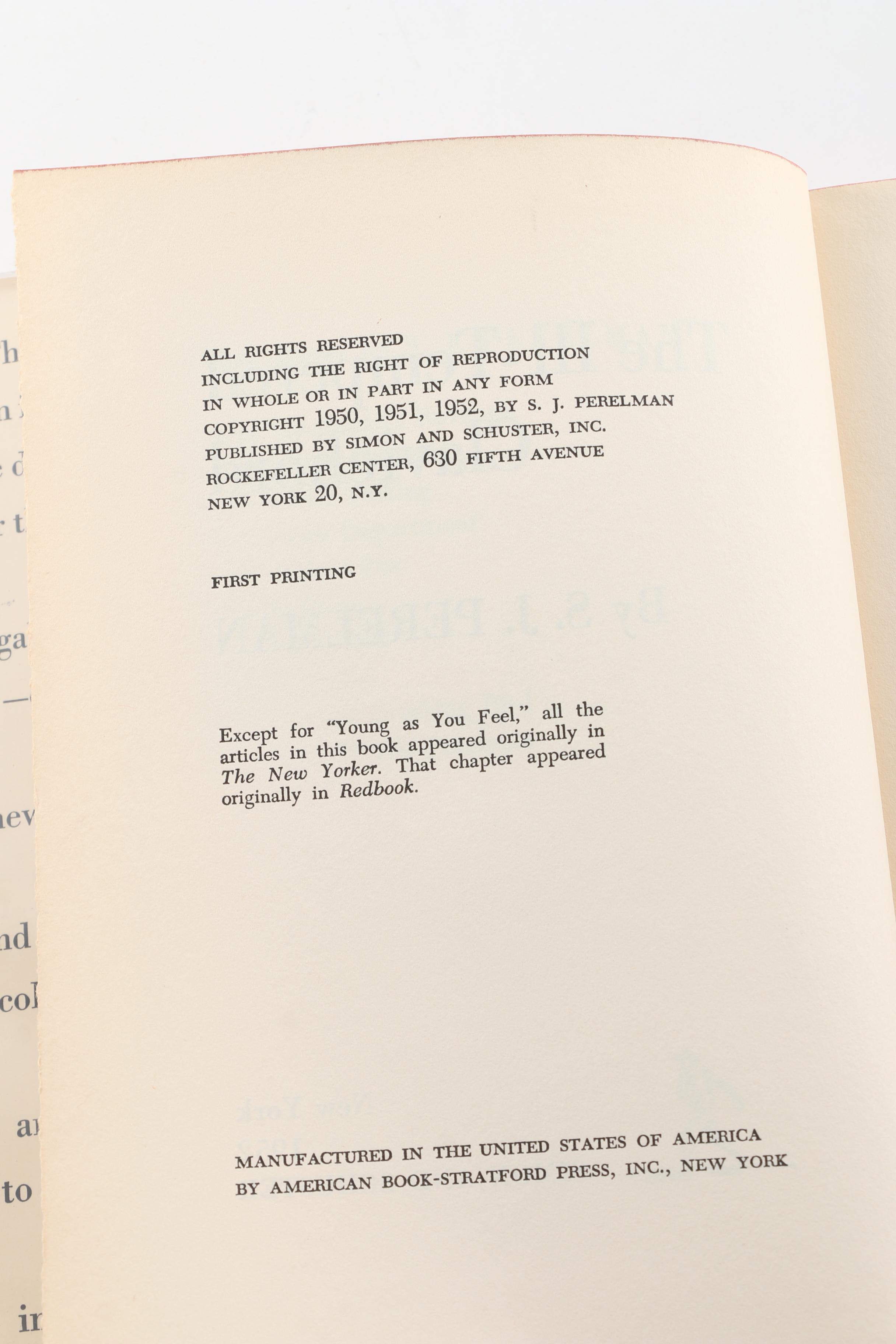 S. J. Perelman Books