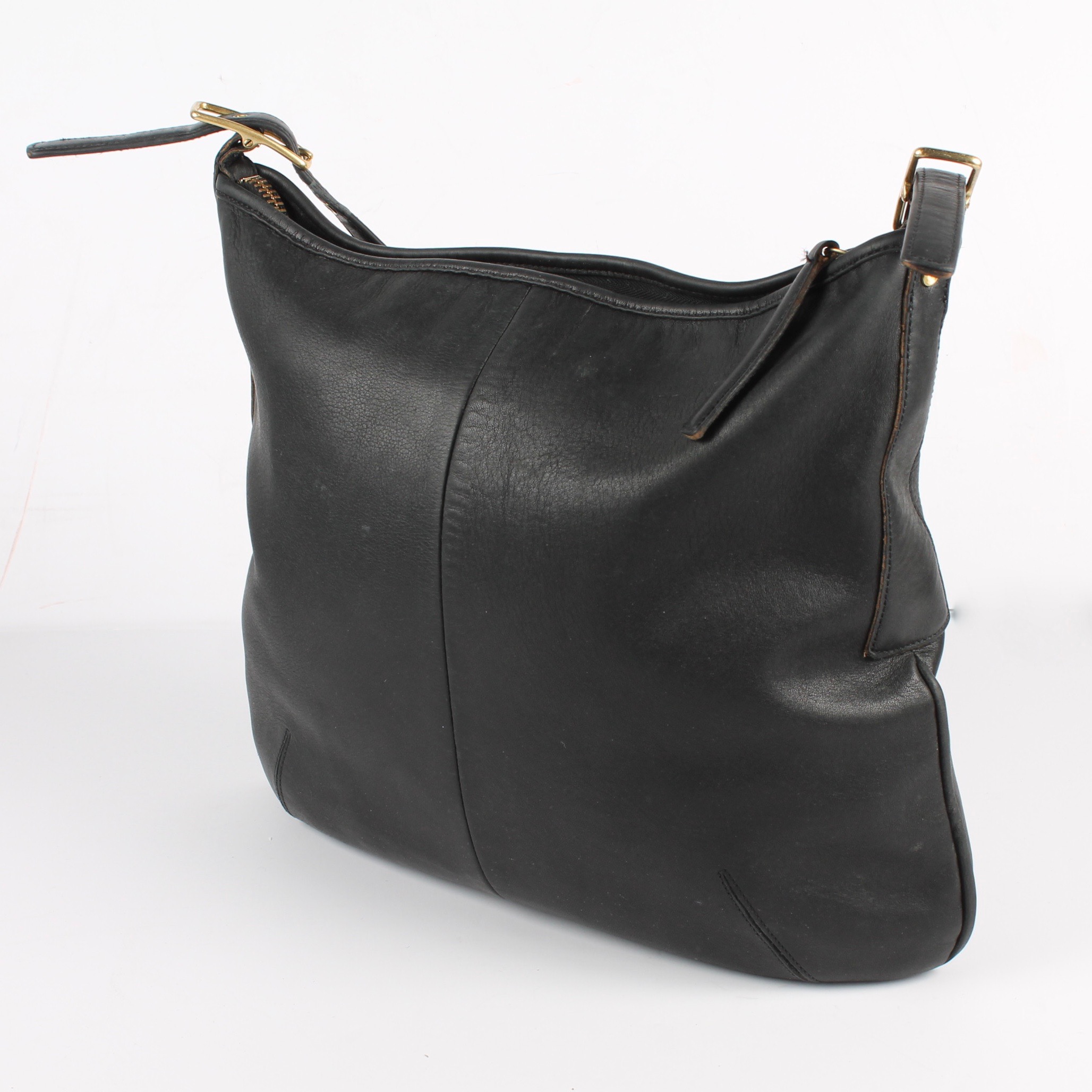 Coach Vintage Black Leather Shoulder Bag