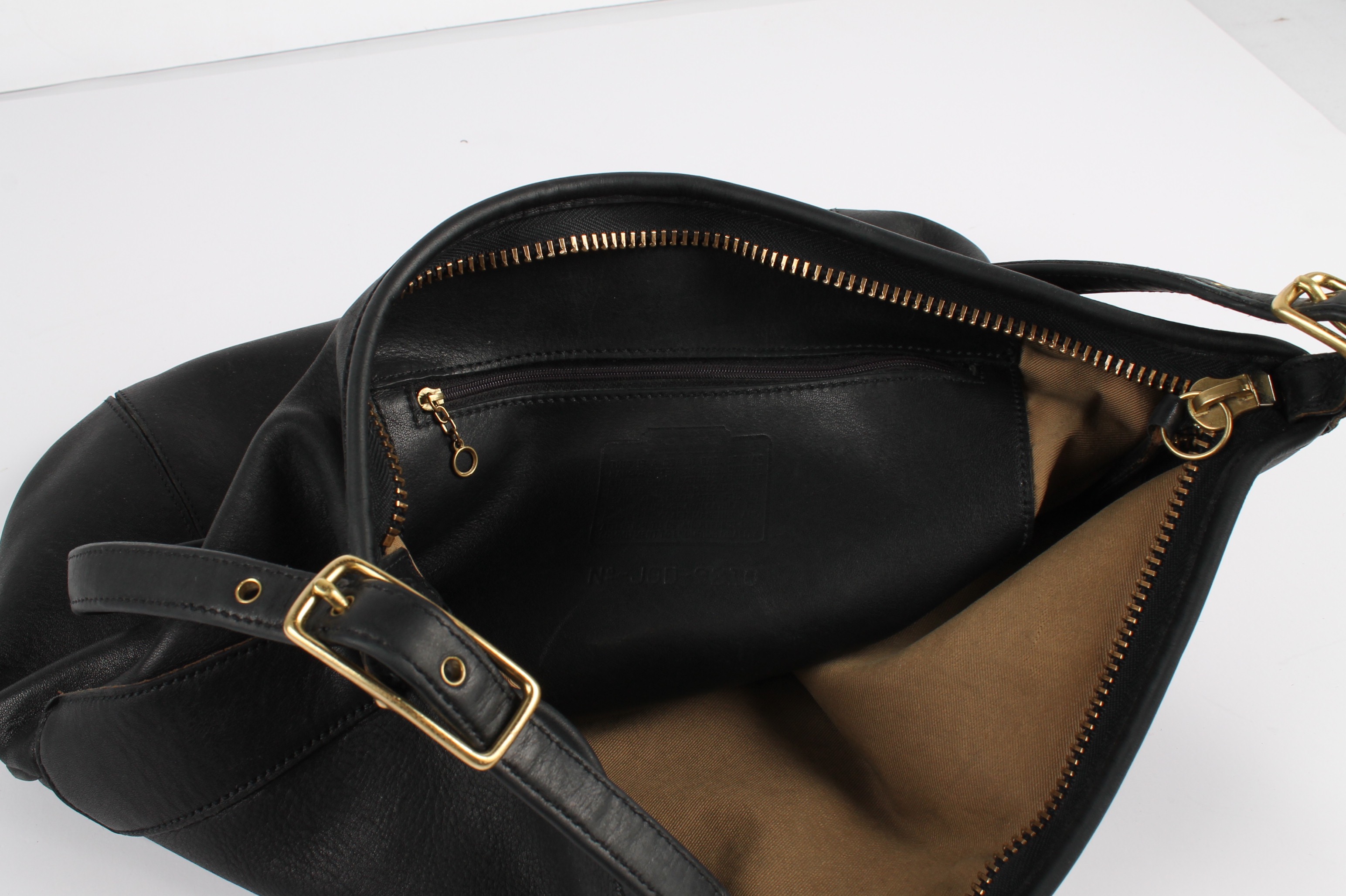 Coach Vintage Black Leather Shoulder Bag