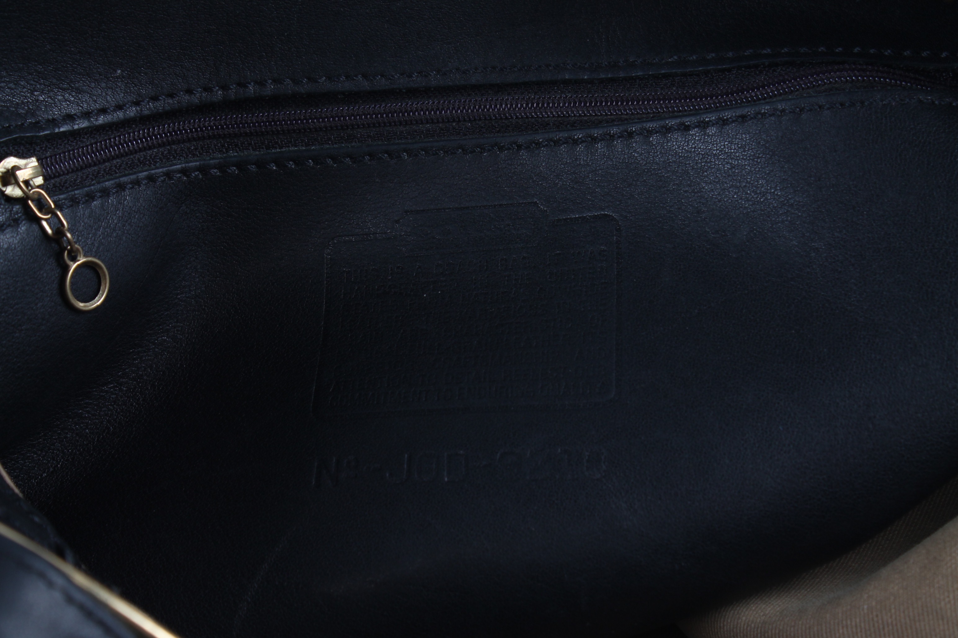 Coach Vintage Black Leather Shoulder Bag