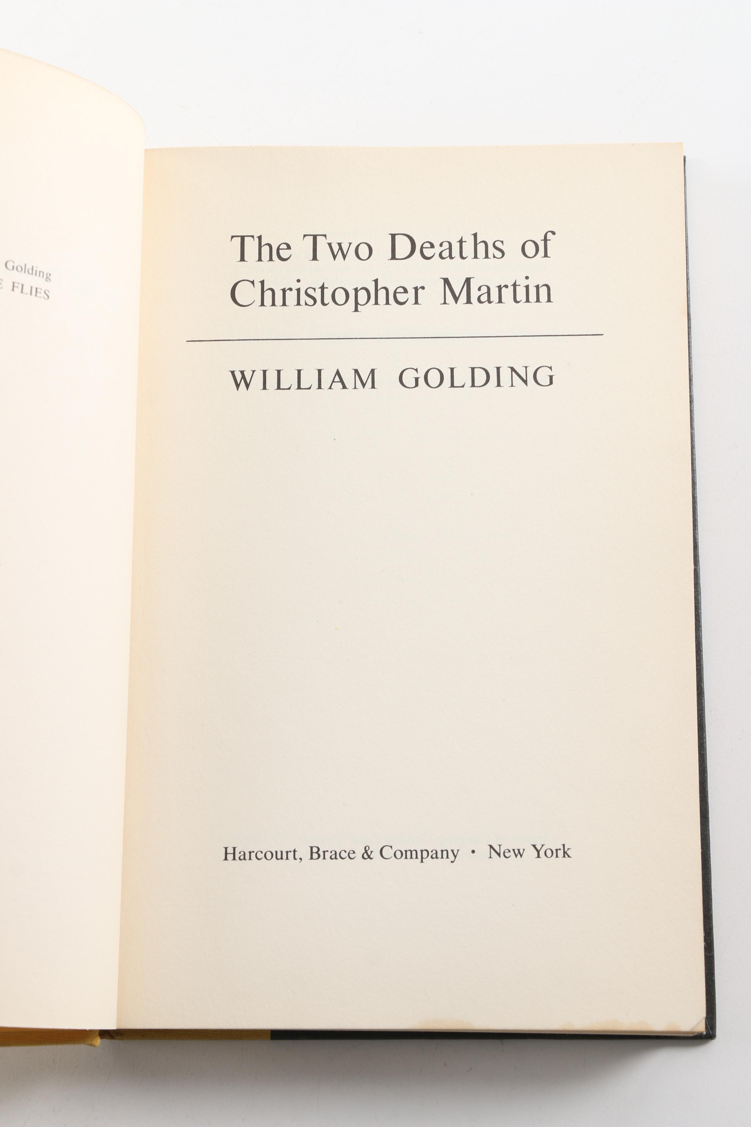 First Edition Novels including William Golding and Evelyn Waugh