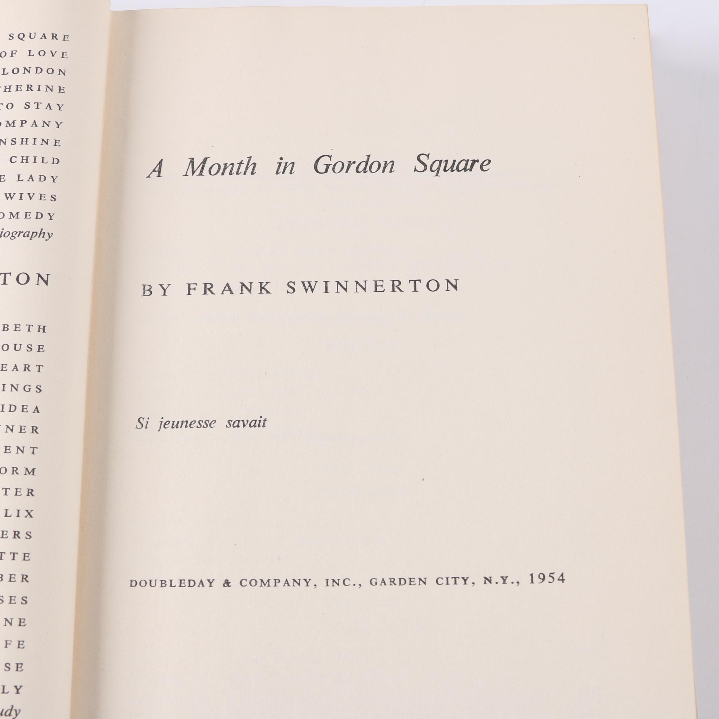 Vintage Novels Including First American Editions