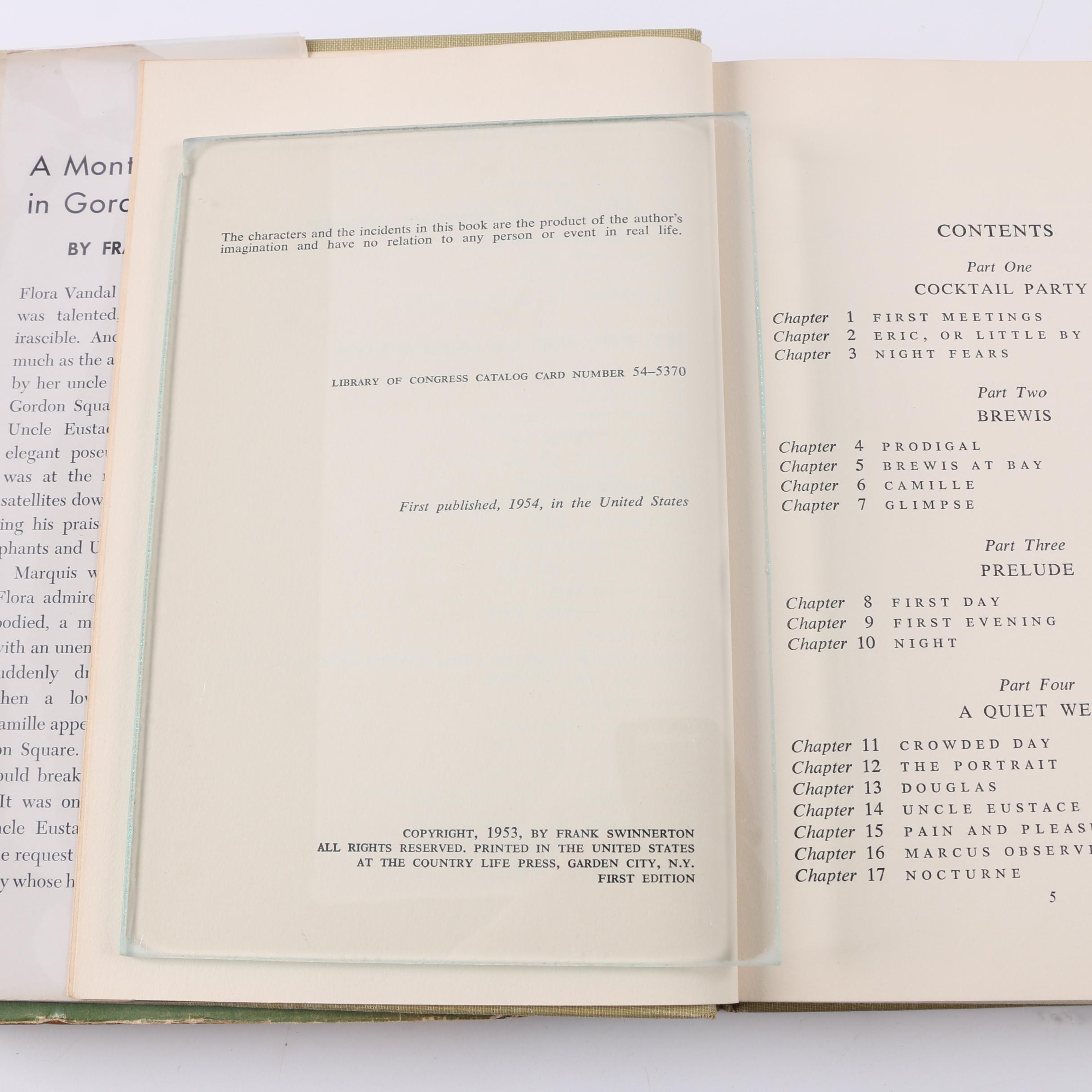 Vintage Novels Including First American Editions