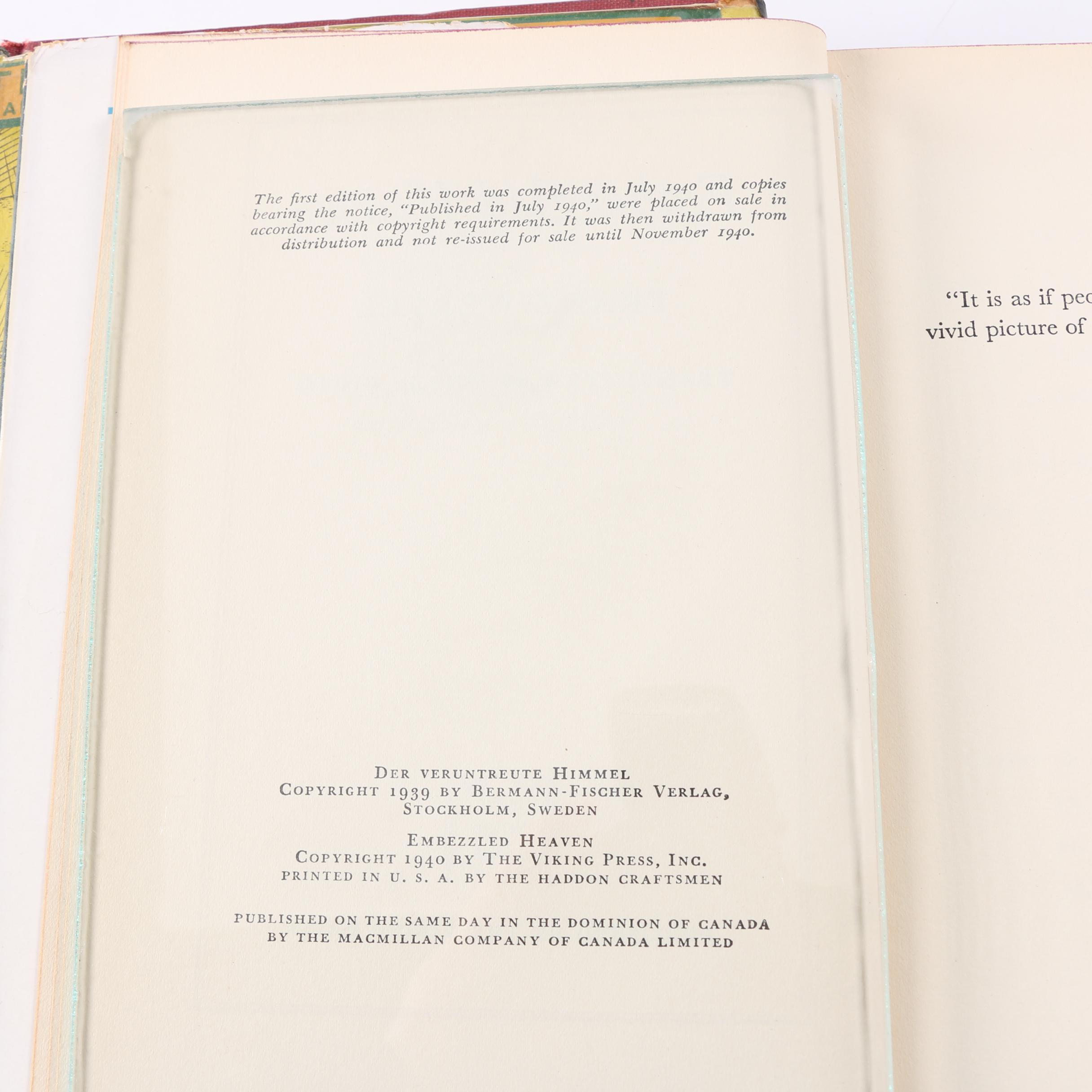 Humorist Essays and Novels Including First Editions