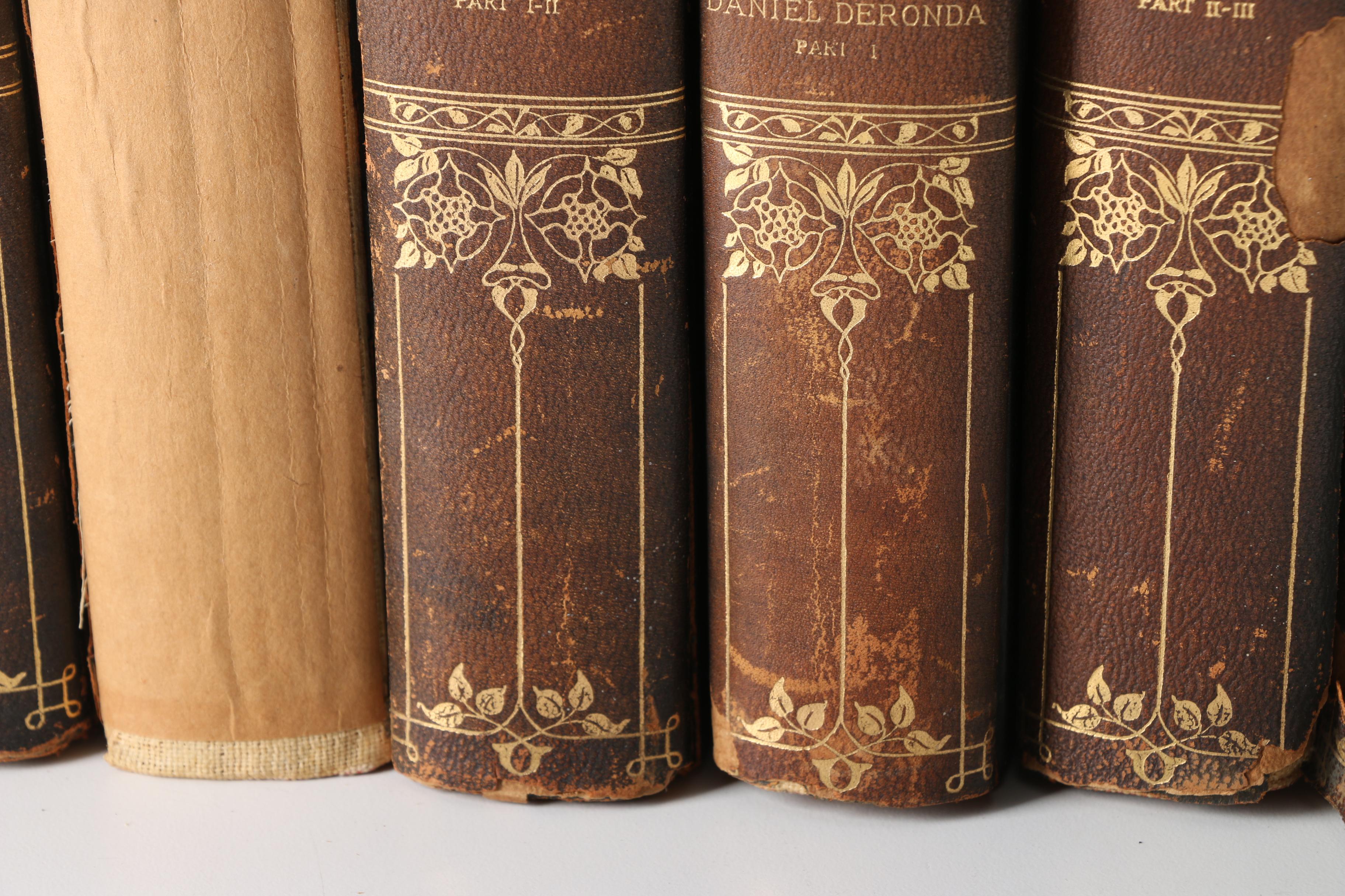 Limited Edition De Luxe "Complete Works of George Eliot" in Ten Volumes