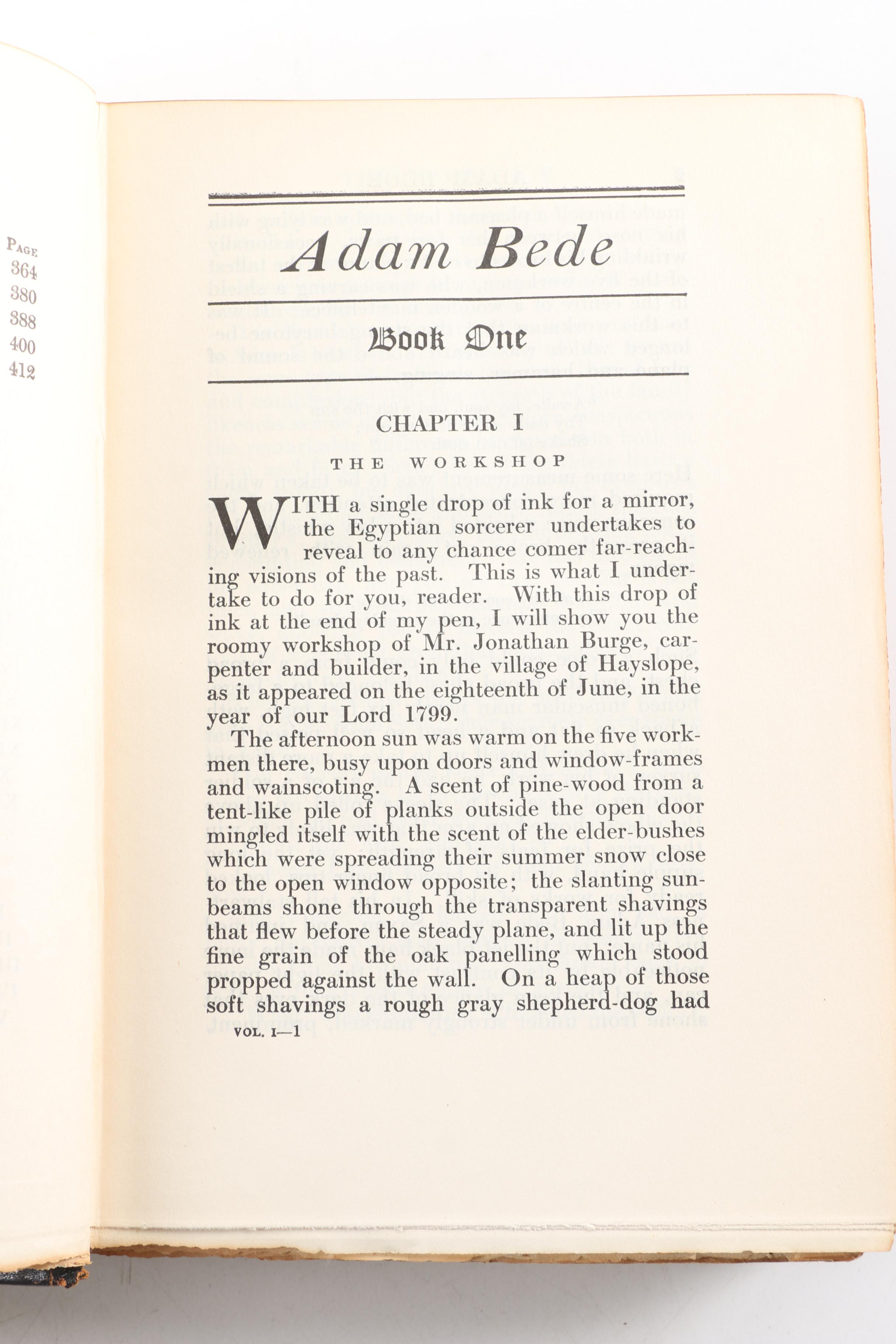 Limited Edition De Luxe "Complete Works of George Eliot" in Ten Volumes