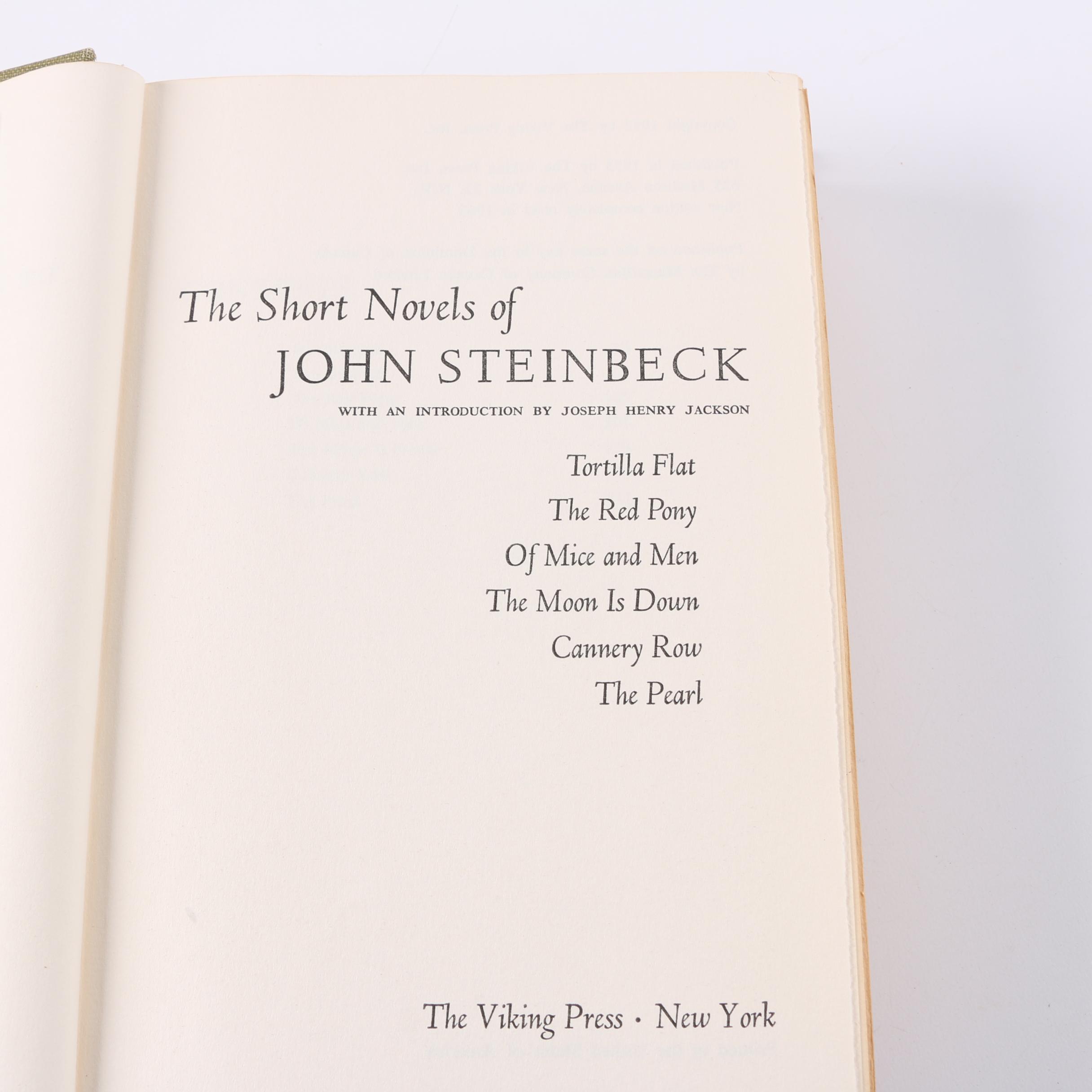 Hardcover Books of Fiction Including John Steinbeck