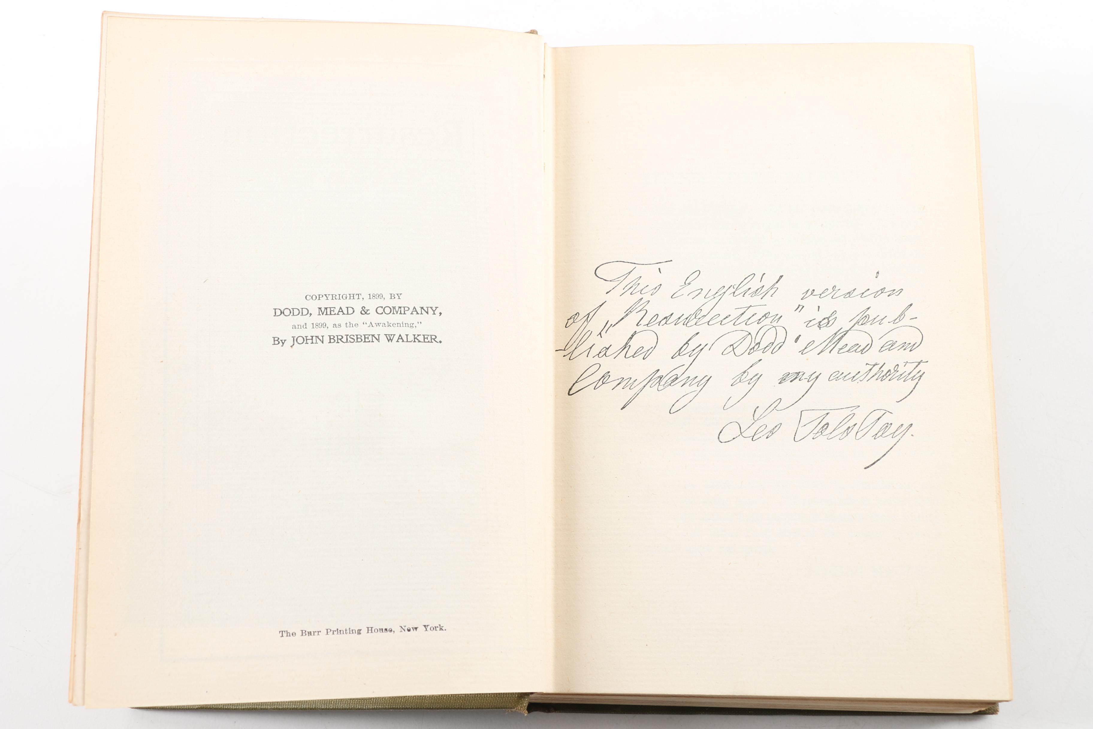 Pair of Leo Tolstoy Books