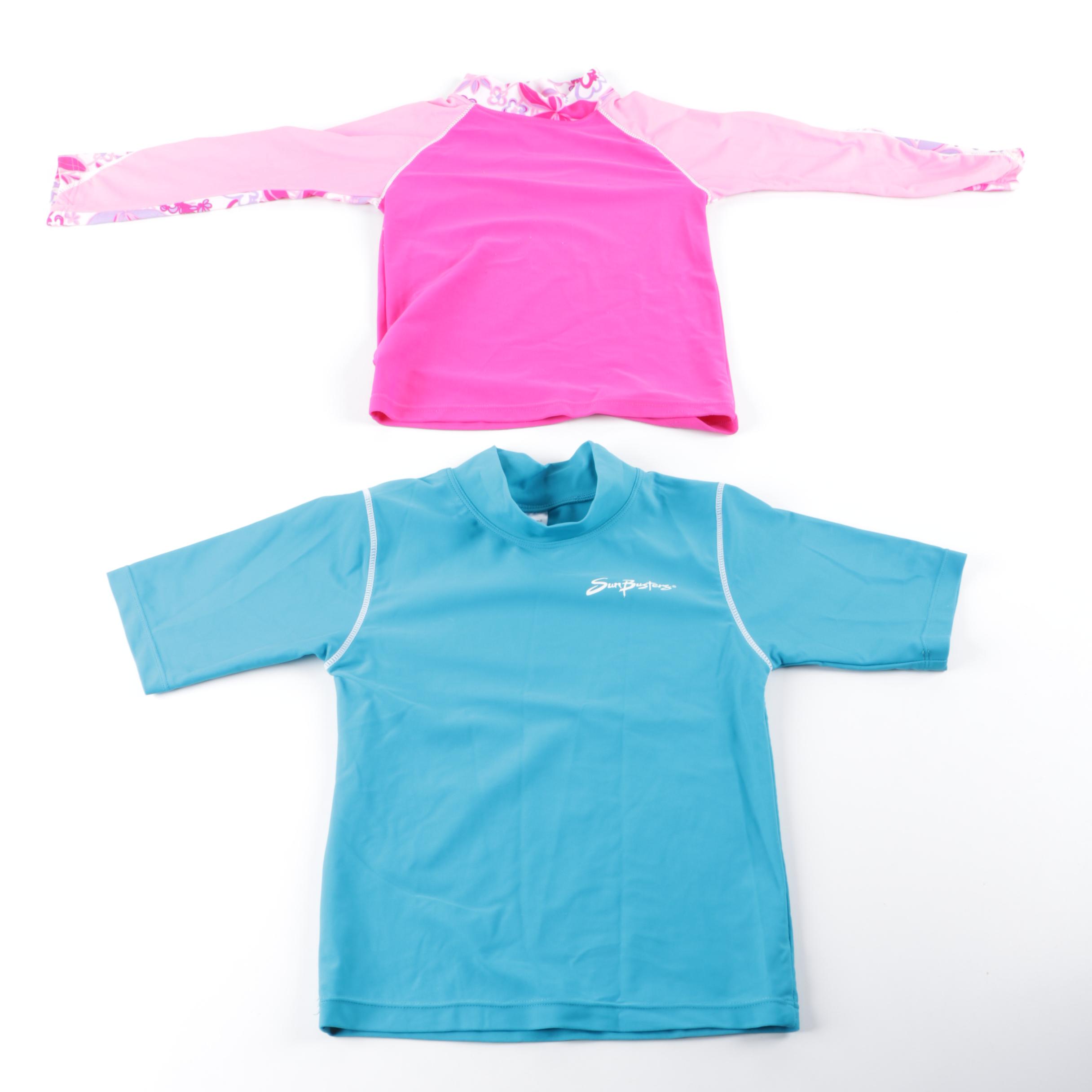 Children's Rash Guard Swim Tops Including Tuga and Sun Busters