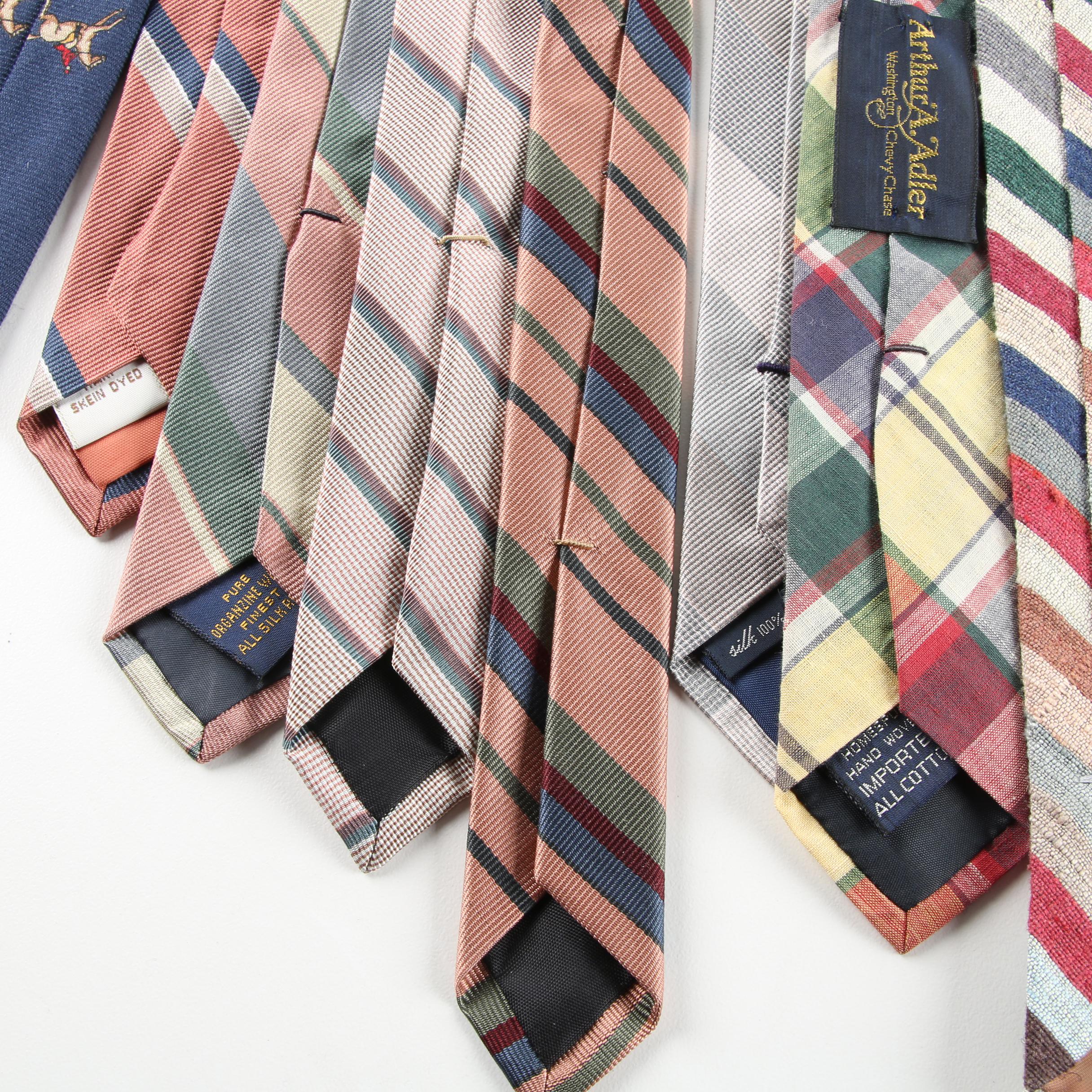Men's Robert Talbott and Assorted Vintage Ties
