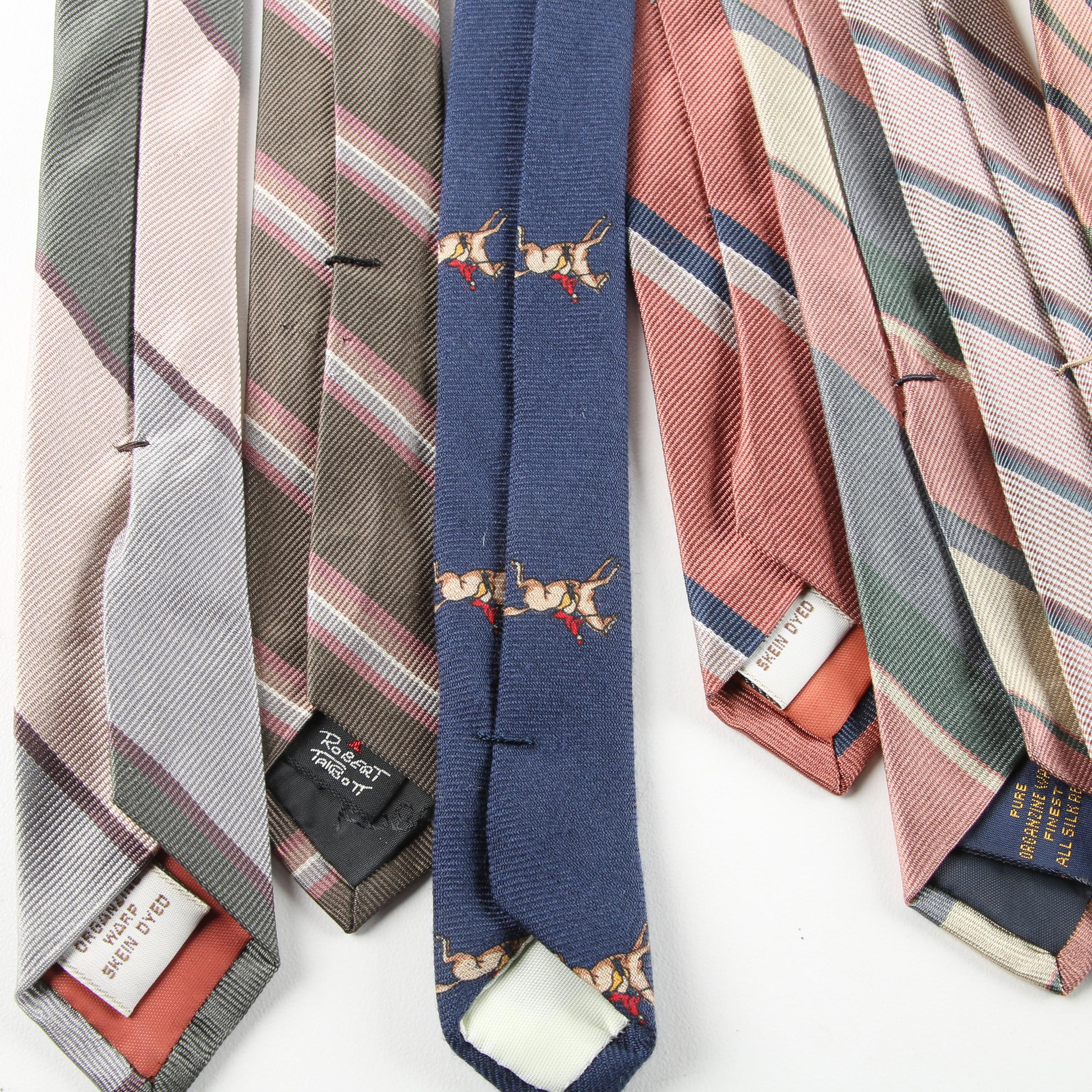 Men's Robert Talbott and Assorted Vintage Ties