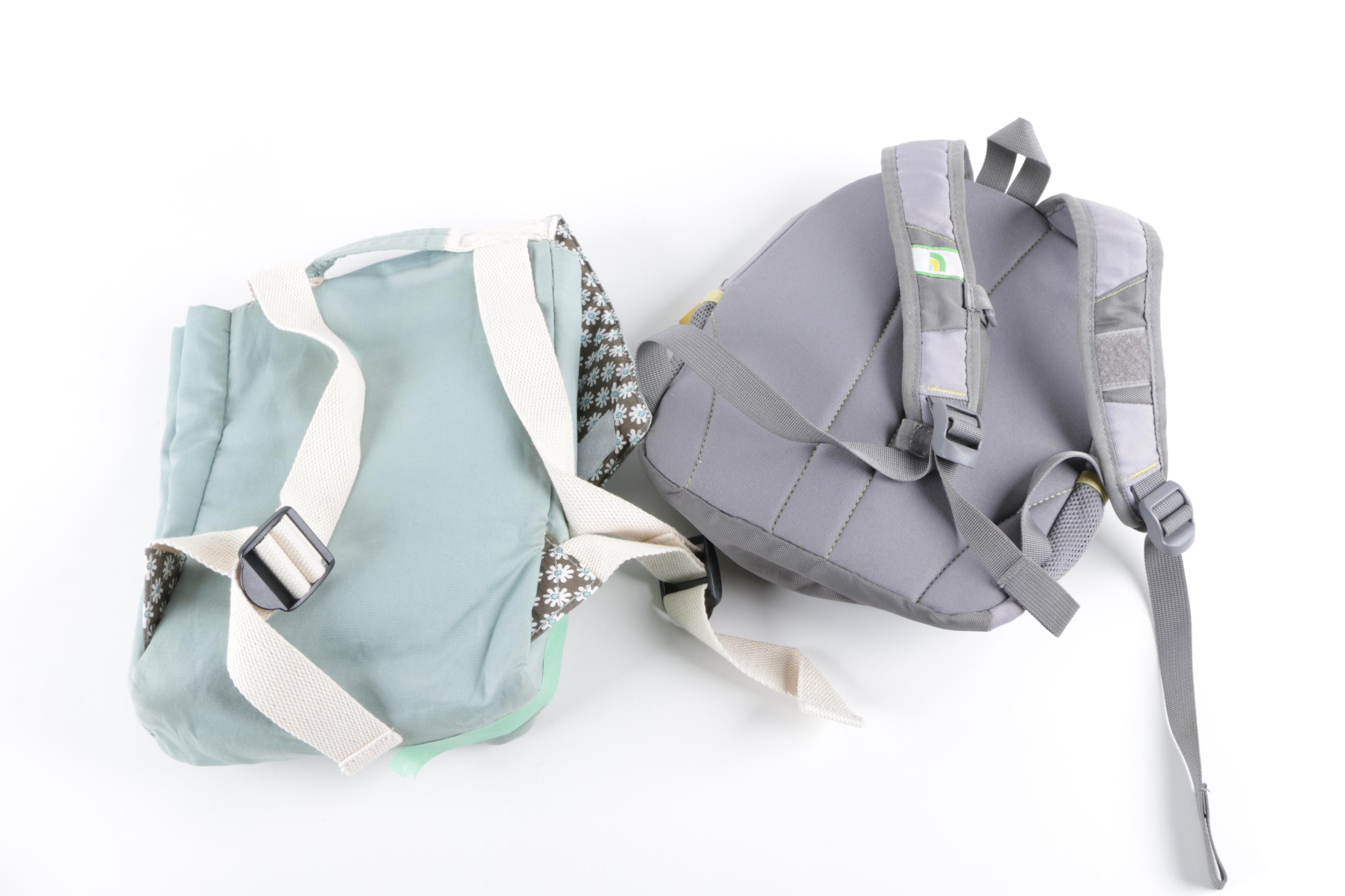 Children's Backpacks with The North Face and 3 Sprouts Canvas Totes