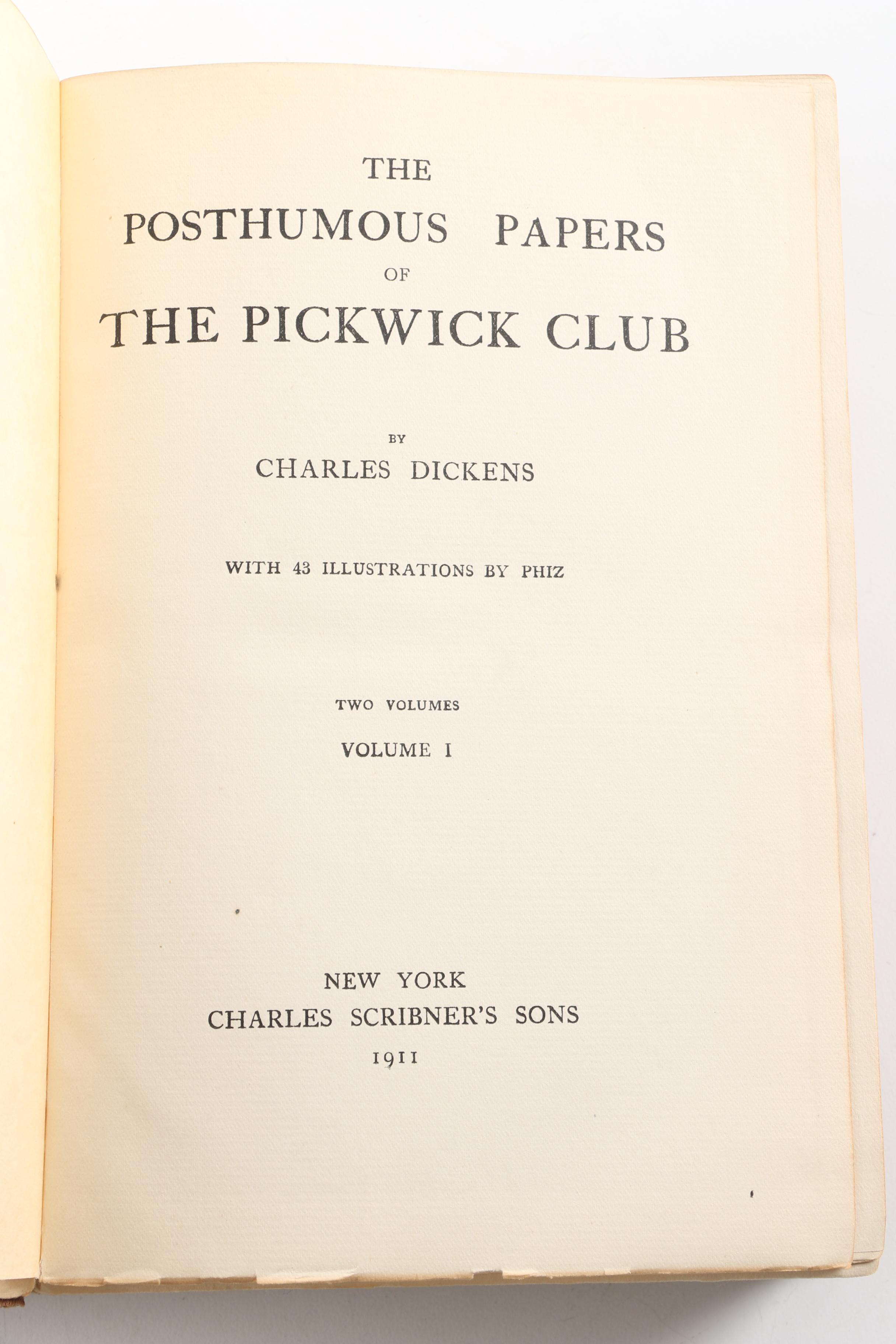 1911 "The Works of Charles Dickens" Thirty-Five Volumes